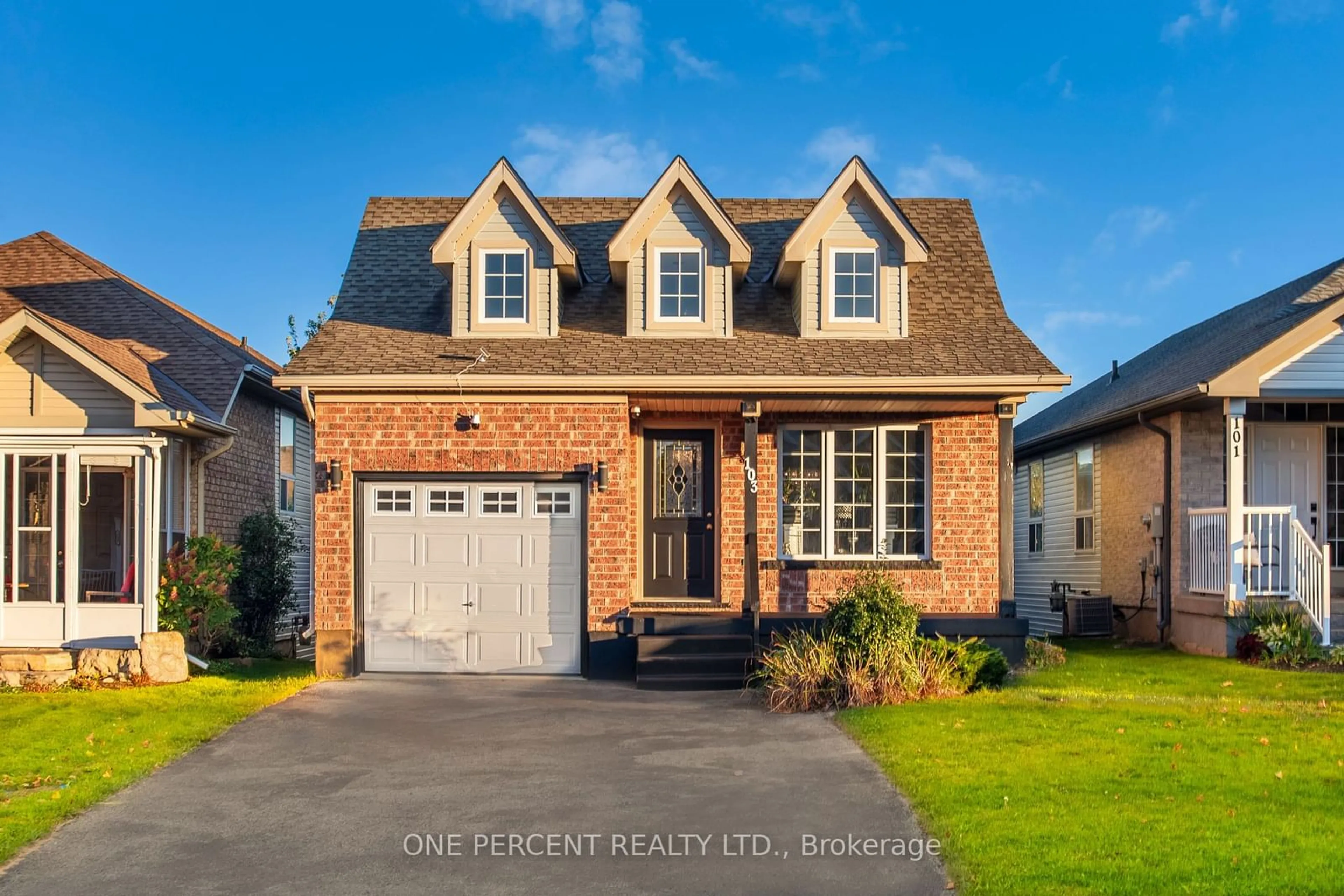 Home with brick exterior material for 103 Biscayne Cres, Orangeville Ontario L9W 5E5