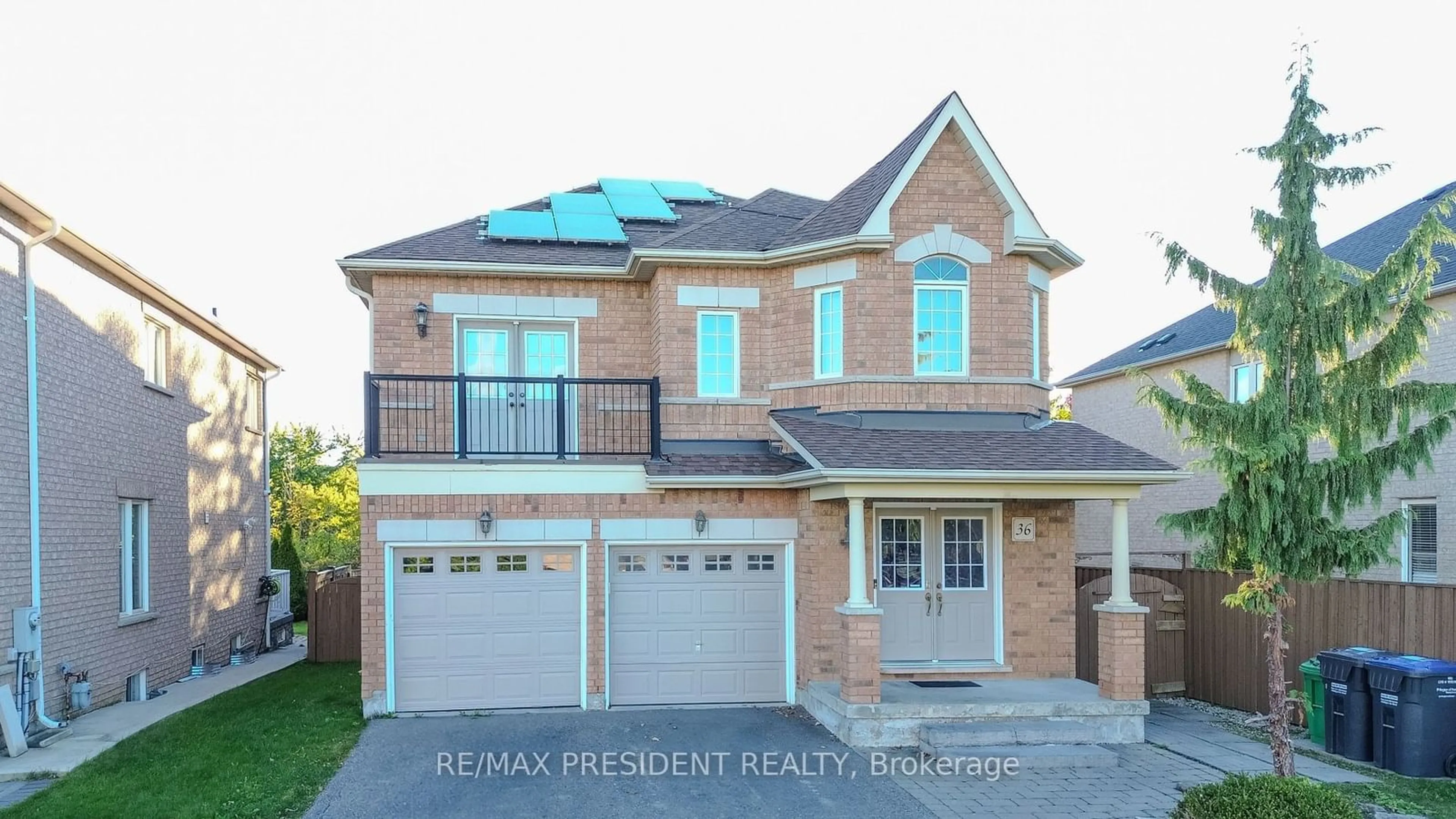 Home with brick exterior material for 36 Clarion Rd, Brampton Ontario L7A 3T5