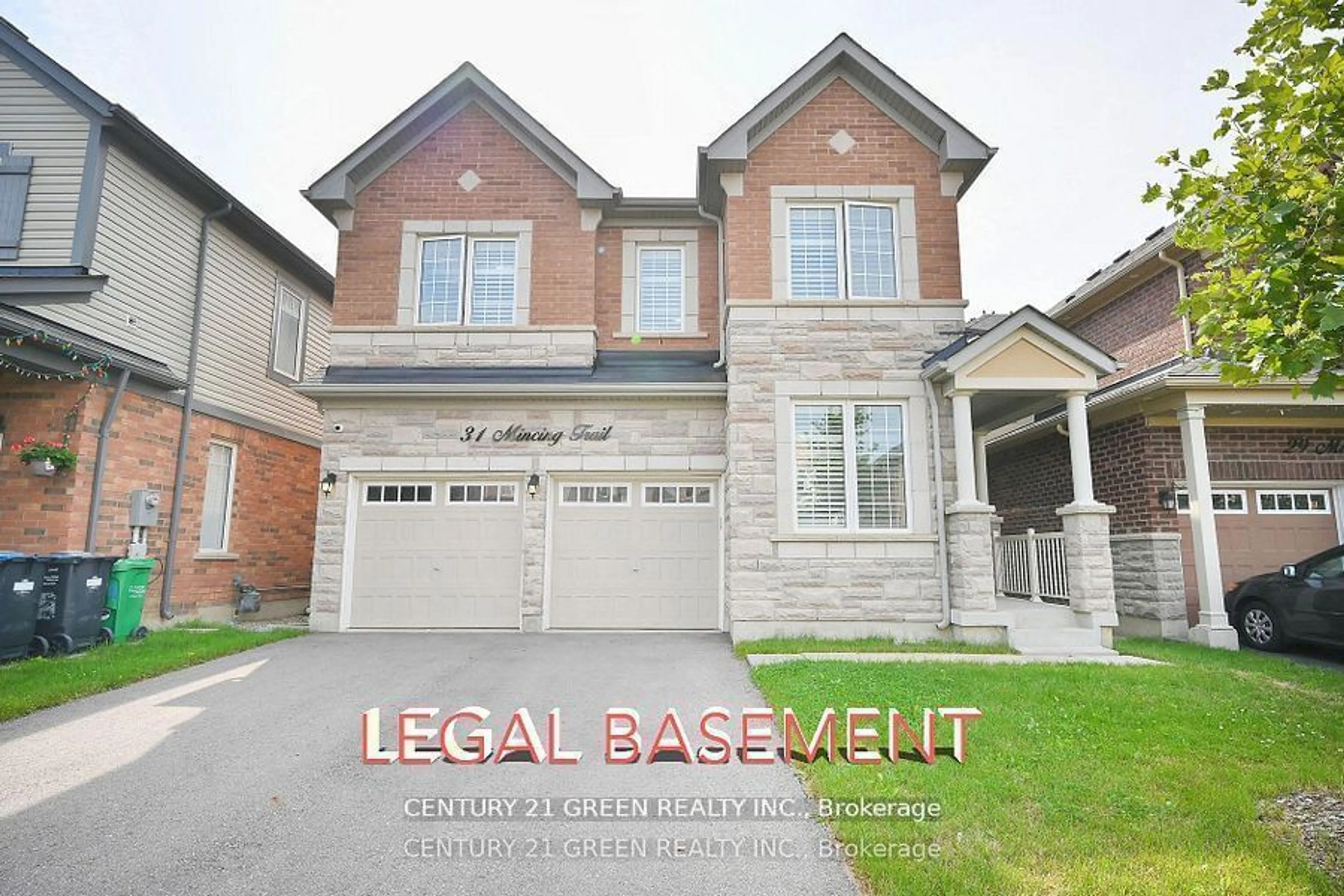 Frontside or backside of a home for 31 Mincing Tr, Brampton Ontario L6S 5T4