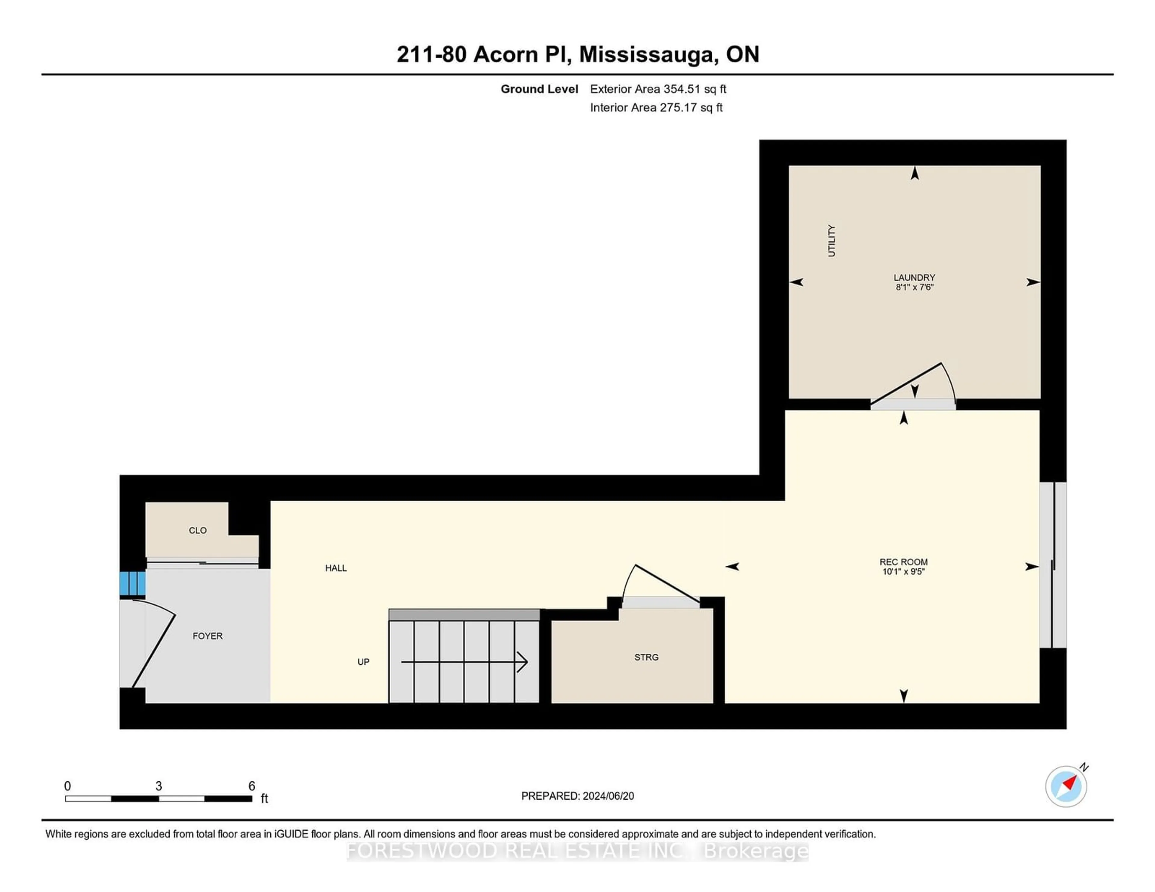 Floor plan for 80 Acorn Pl #211, Mississauga Ontario L4Z 4E6