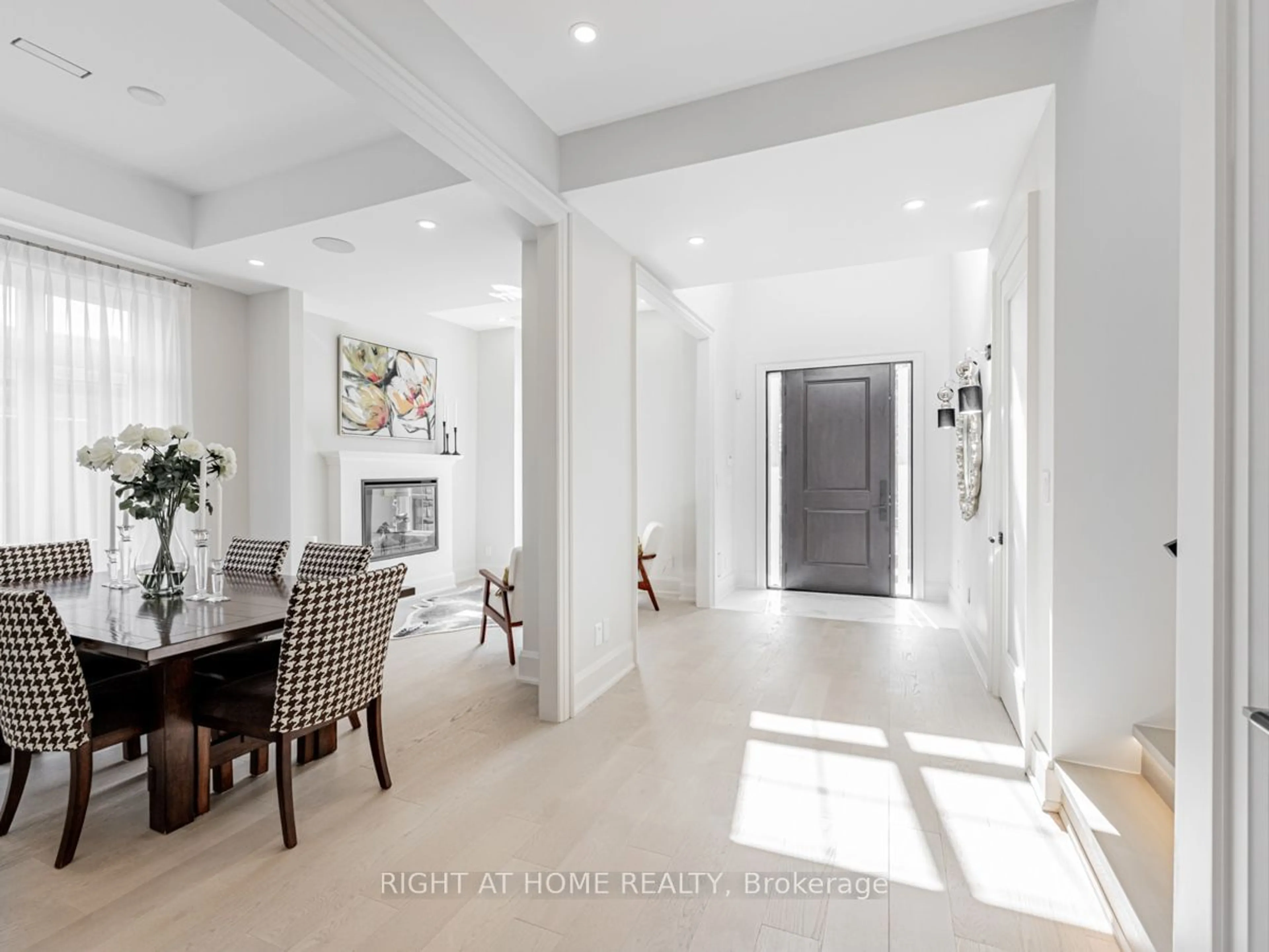 Indoor entryway, wood floors for 227 Renforth Dr, Toronto Ontario M9C 2K8