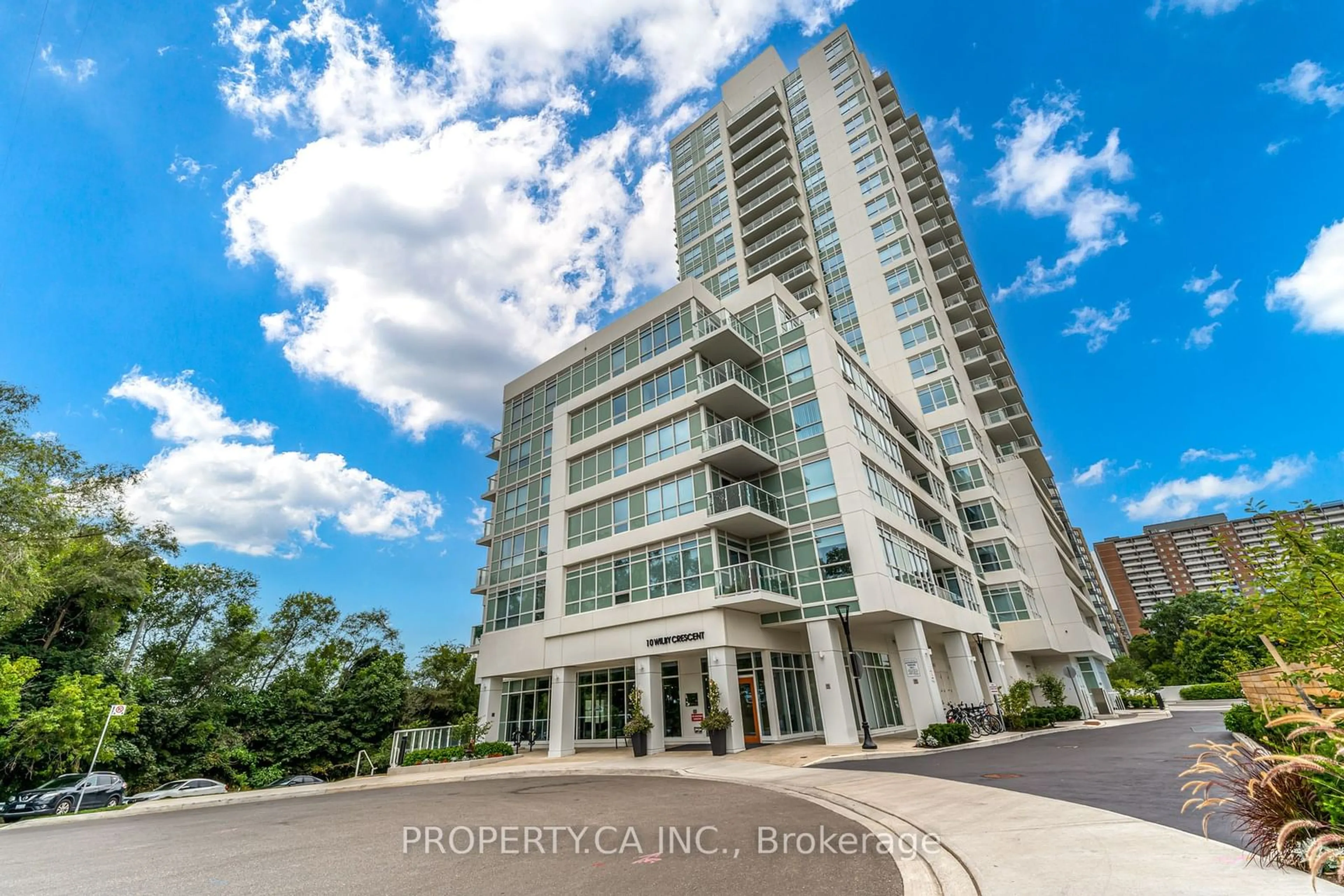 A pic from exterior of the house or condo, the front or back of building for 10 Wilby Cres #2006, Toronto Ontario M9N 0B6