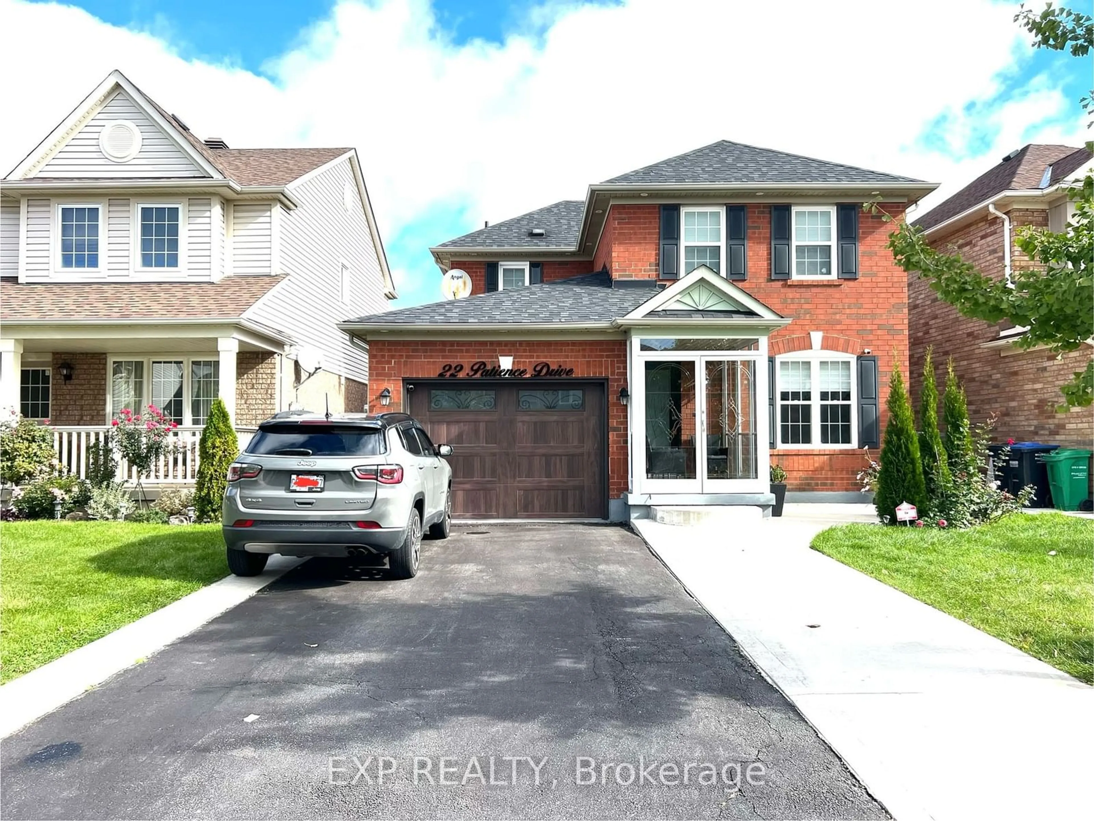 Frontside or backside of a home, the street view for 22 Patience Dr, Brampton Ontario L7A 2S6