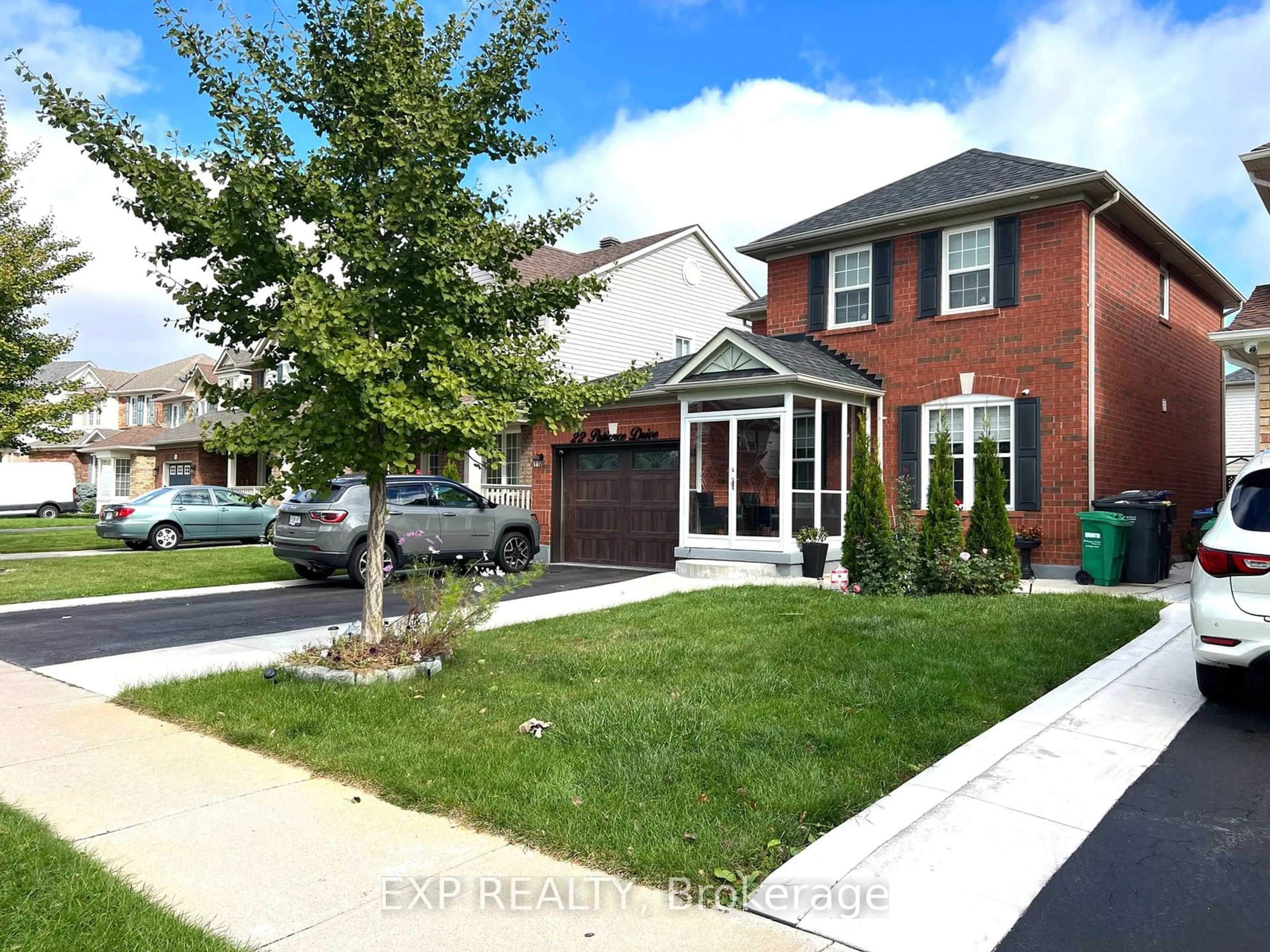 Home with brick exterior material for 22 Patience Dr, Brampton Ontario L7A 2S6