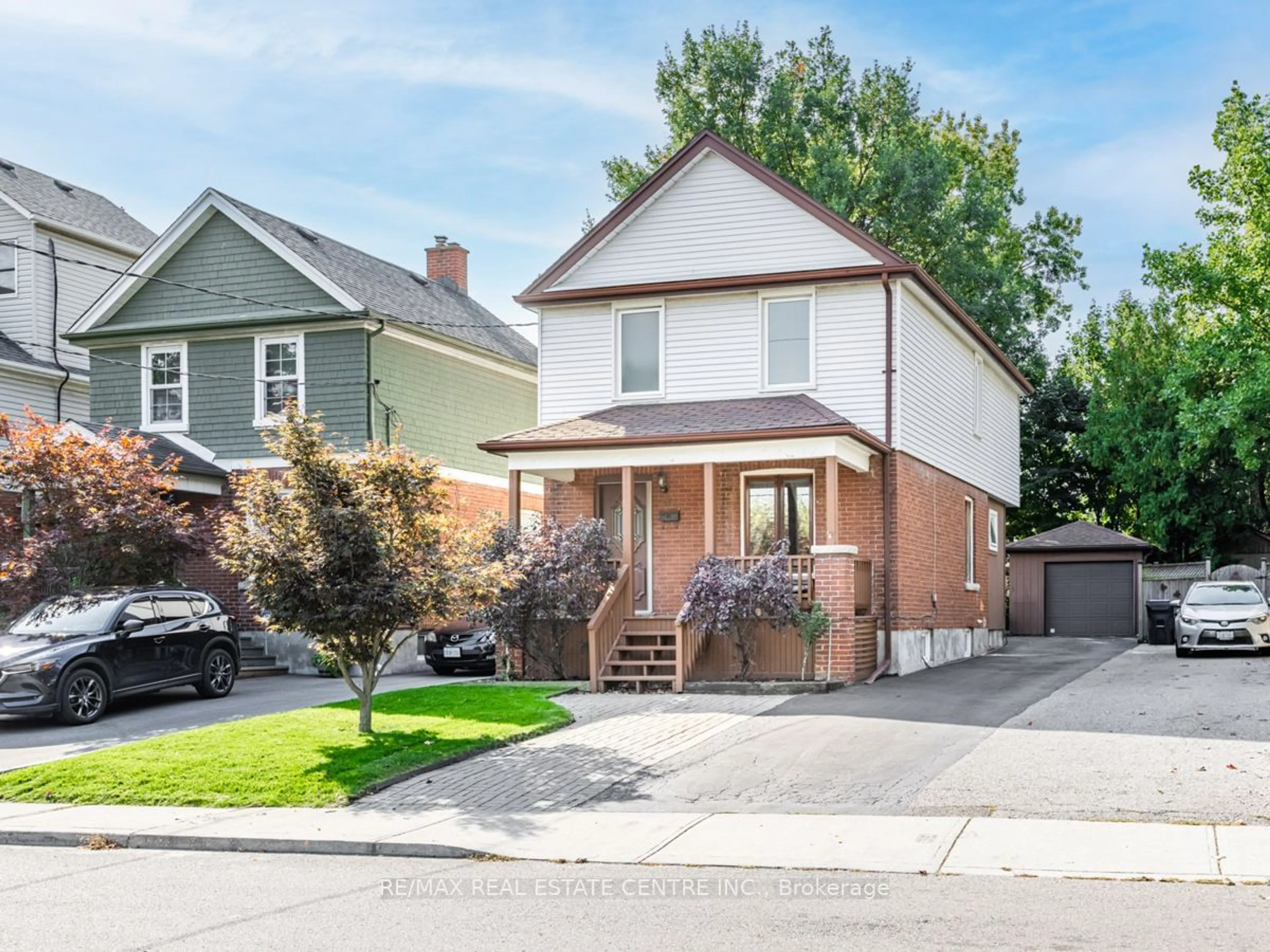 Frontside or backside of a home, the street view for 40 Grattan St, Toronto Ontario M9N 3J5