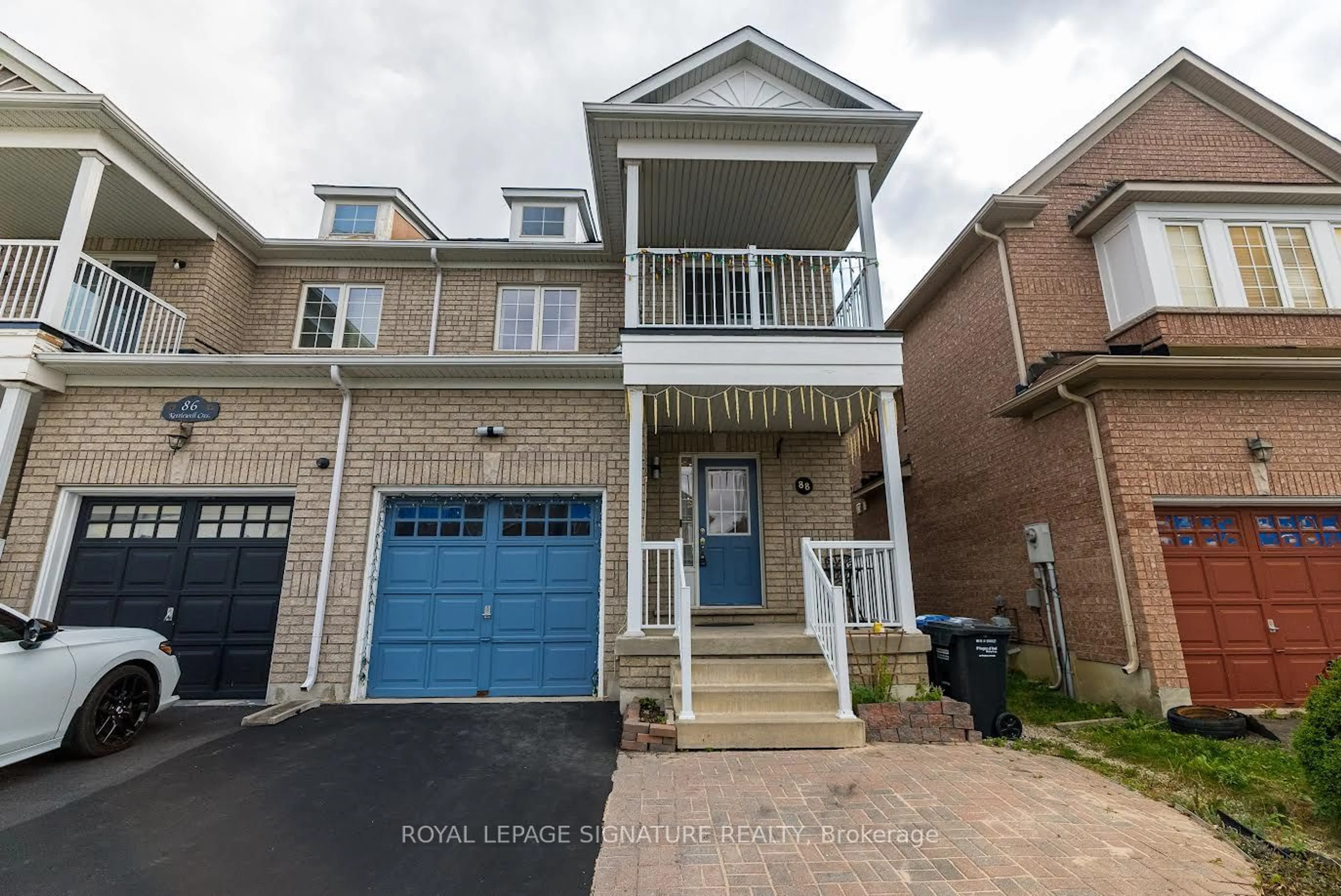 A pic from exterior of the house or condo, the street view for 88 Kettlewell Cres, Brampton Ontario L6R 0T1