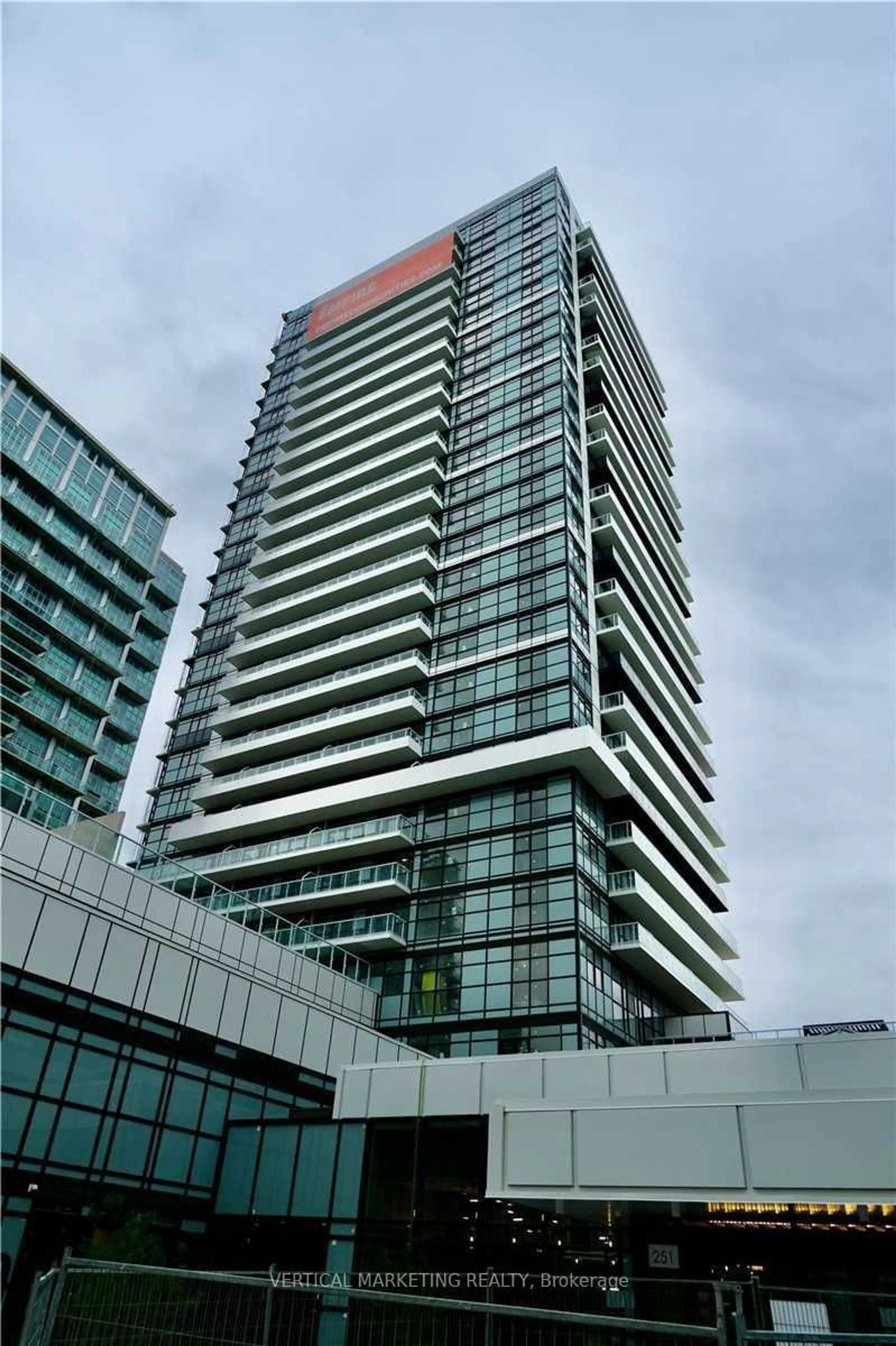 A pic from exterior of the house or condo for 251 Manitoba St #305, Toronto Ontario M8Y 4G9