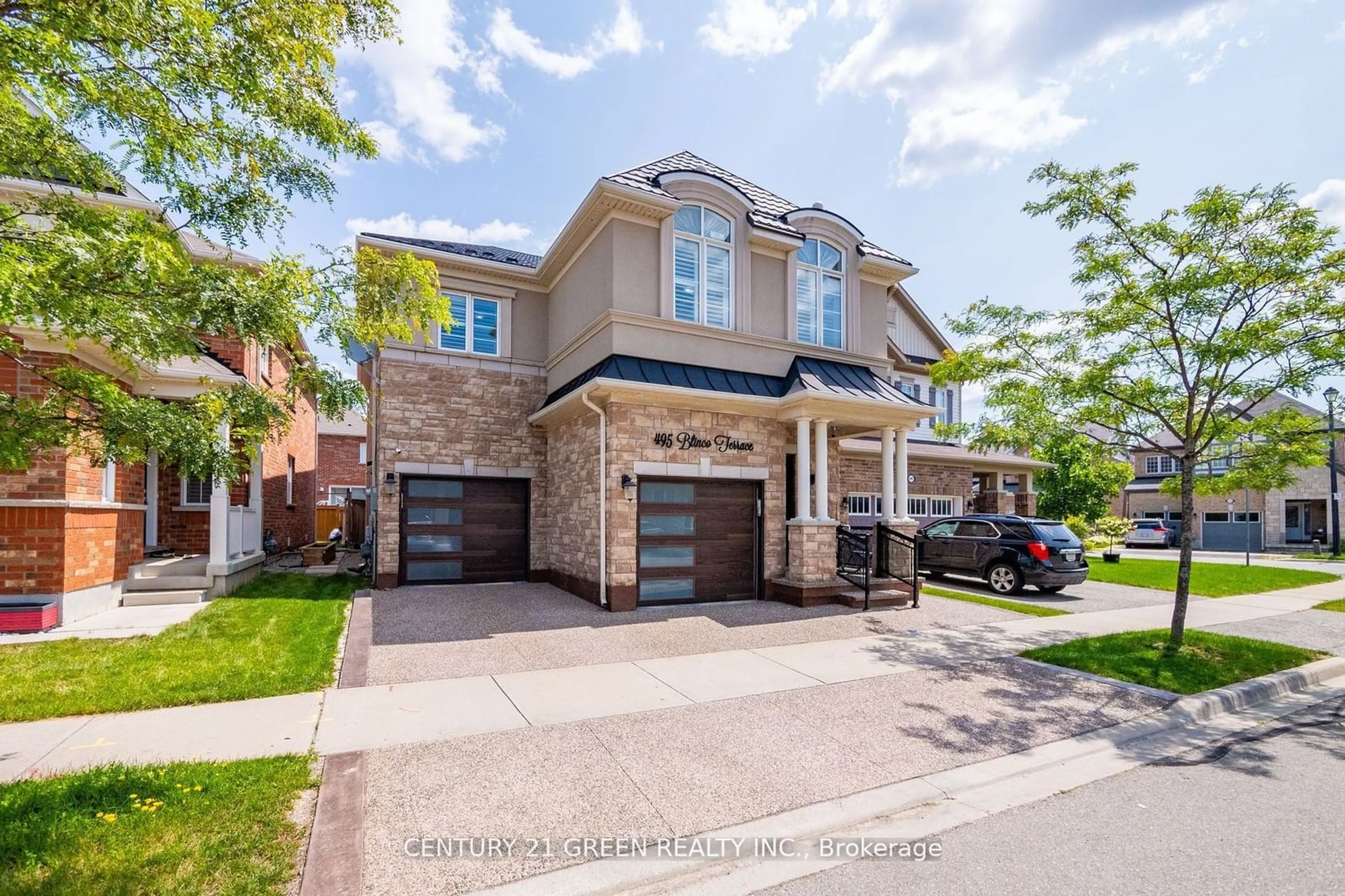 Home with brick exterior material for 495 Blinco Terr, Milton Ontario L9T 8Y8