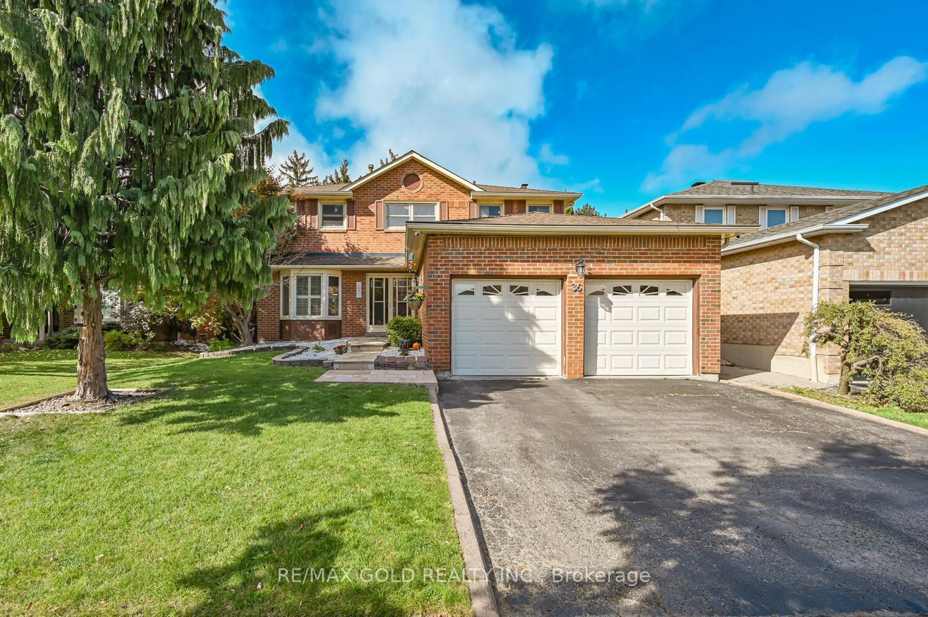 Frontside or backside of a home, the street view for 36 Barr Cres, Brampton Ontario L6Z 3C2