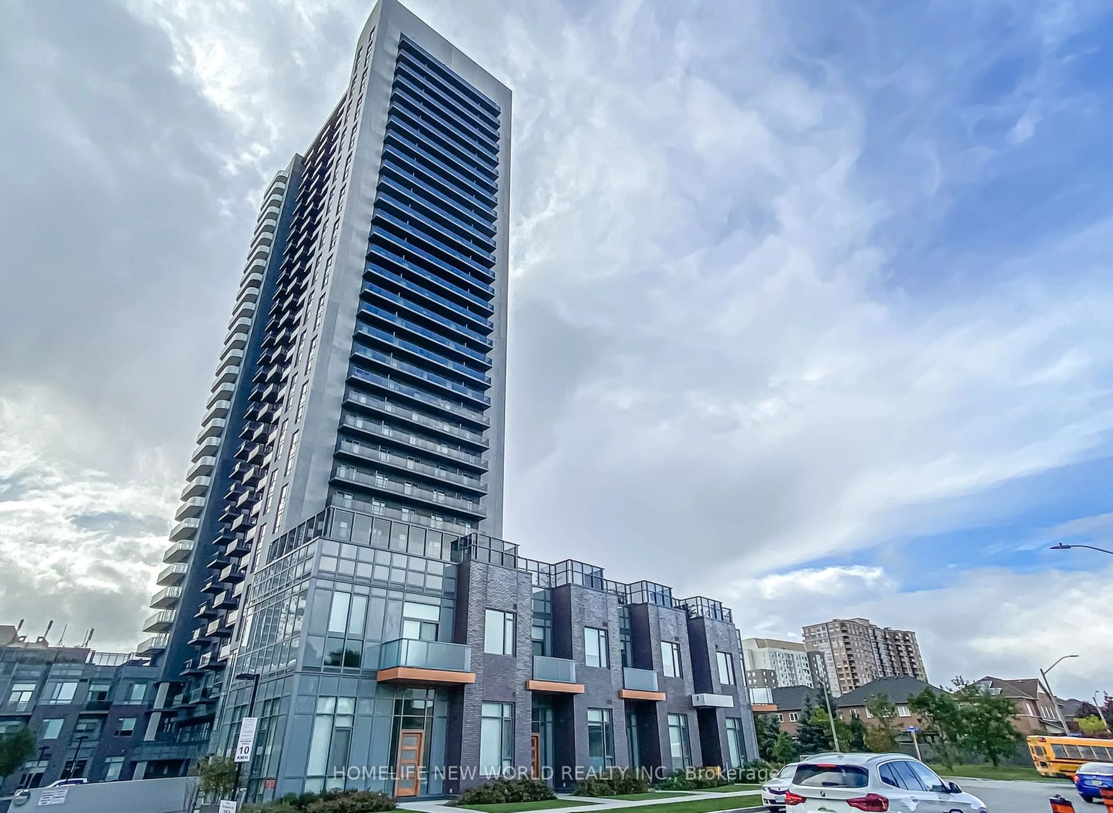 A pic from exterior of the house or condo, the view of city buildings for 8 Nahani Way #1009, Mississauga Ontario L4Z 0C6