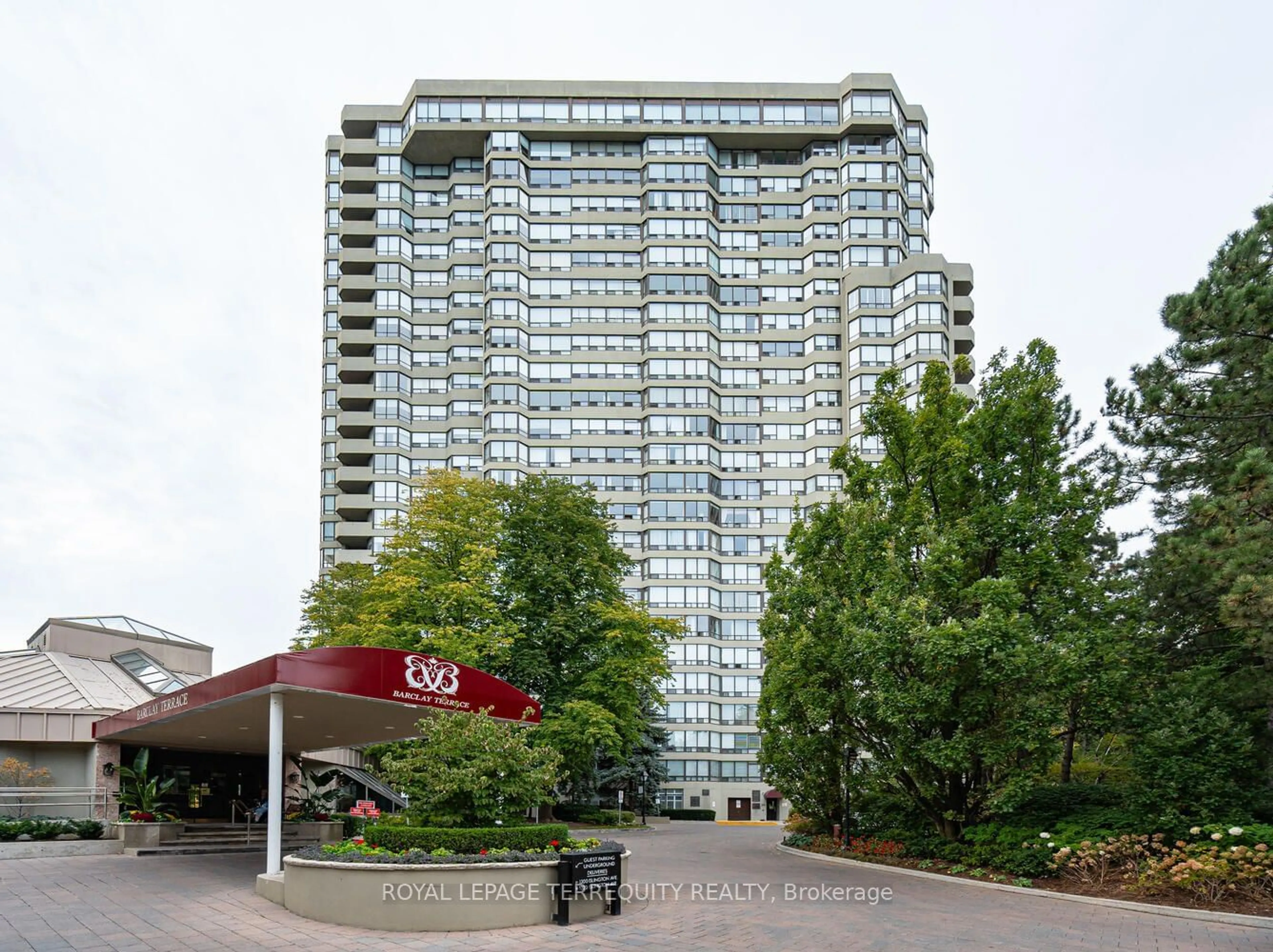 A pic from exterior of the house or condo, the front or back of building for 1320 Islington Ave #1905, Toronto Ontario M9A 5C6