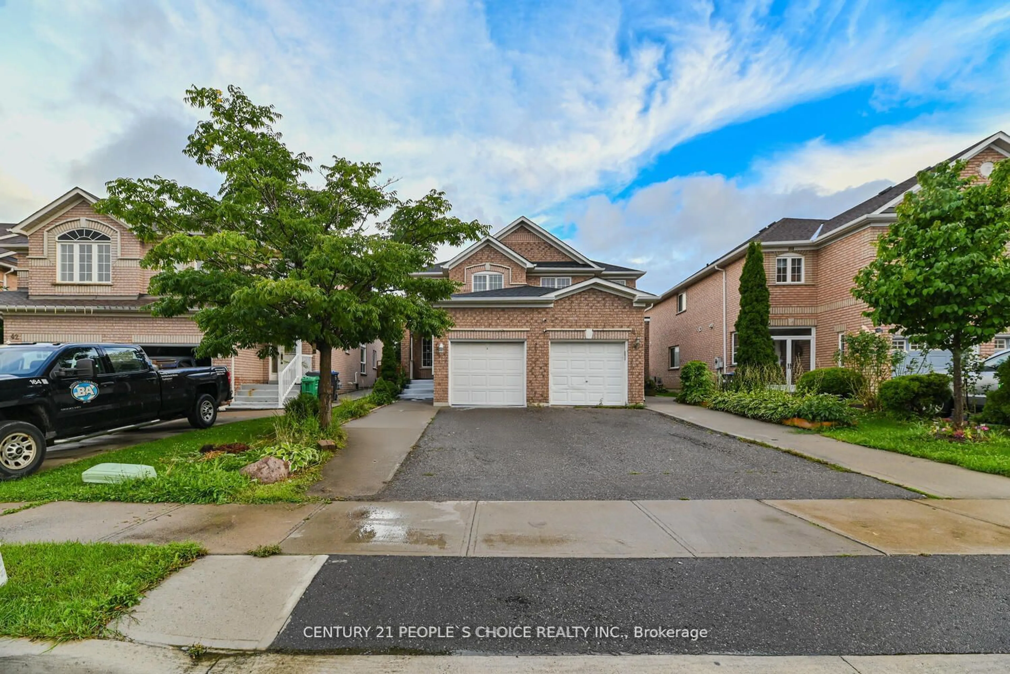 Frontside or backside of a home, the street view for 46 Weather Vane Lane, Brampton Ontario L6X 4R5