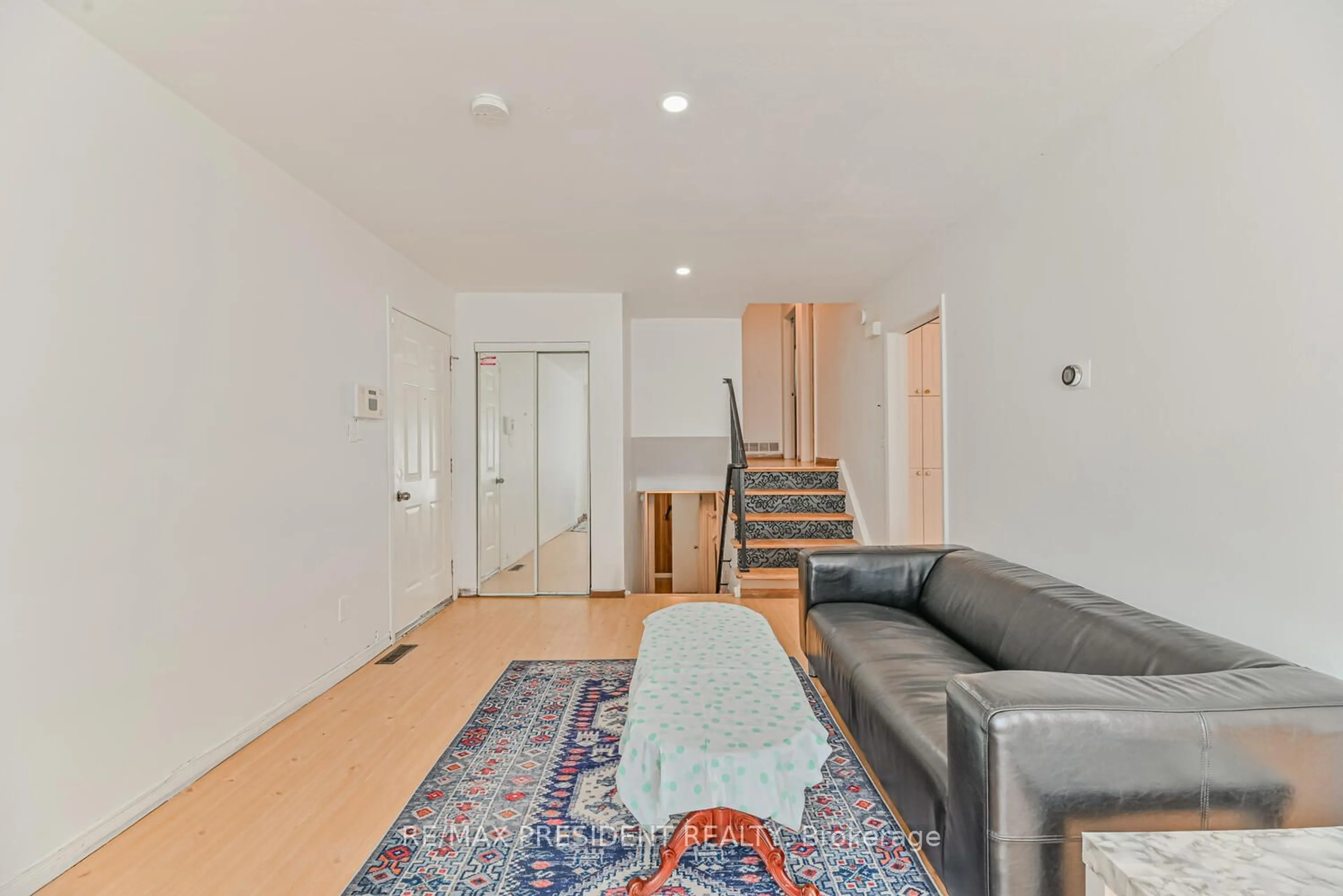 Living room, wood floors for 14 Milkwood Ave, Toronto Ontario M9V 1M1