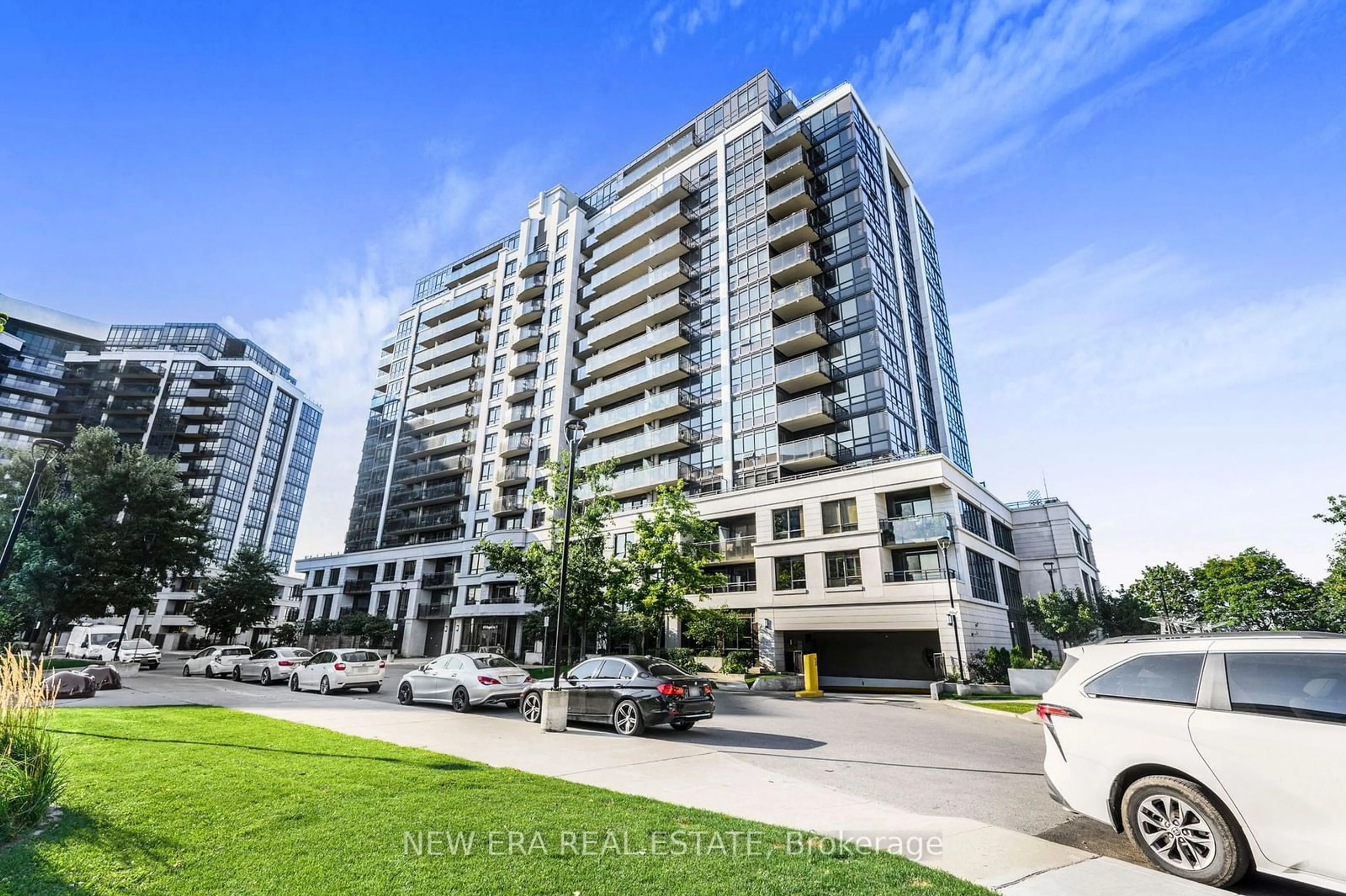 A pic from exterior of the house or condo, the street view for 1070 Sheppard Ave #219, Toronto Ontario M3J 0G8