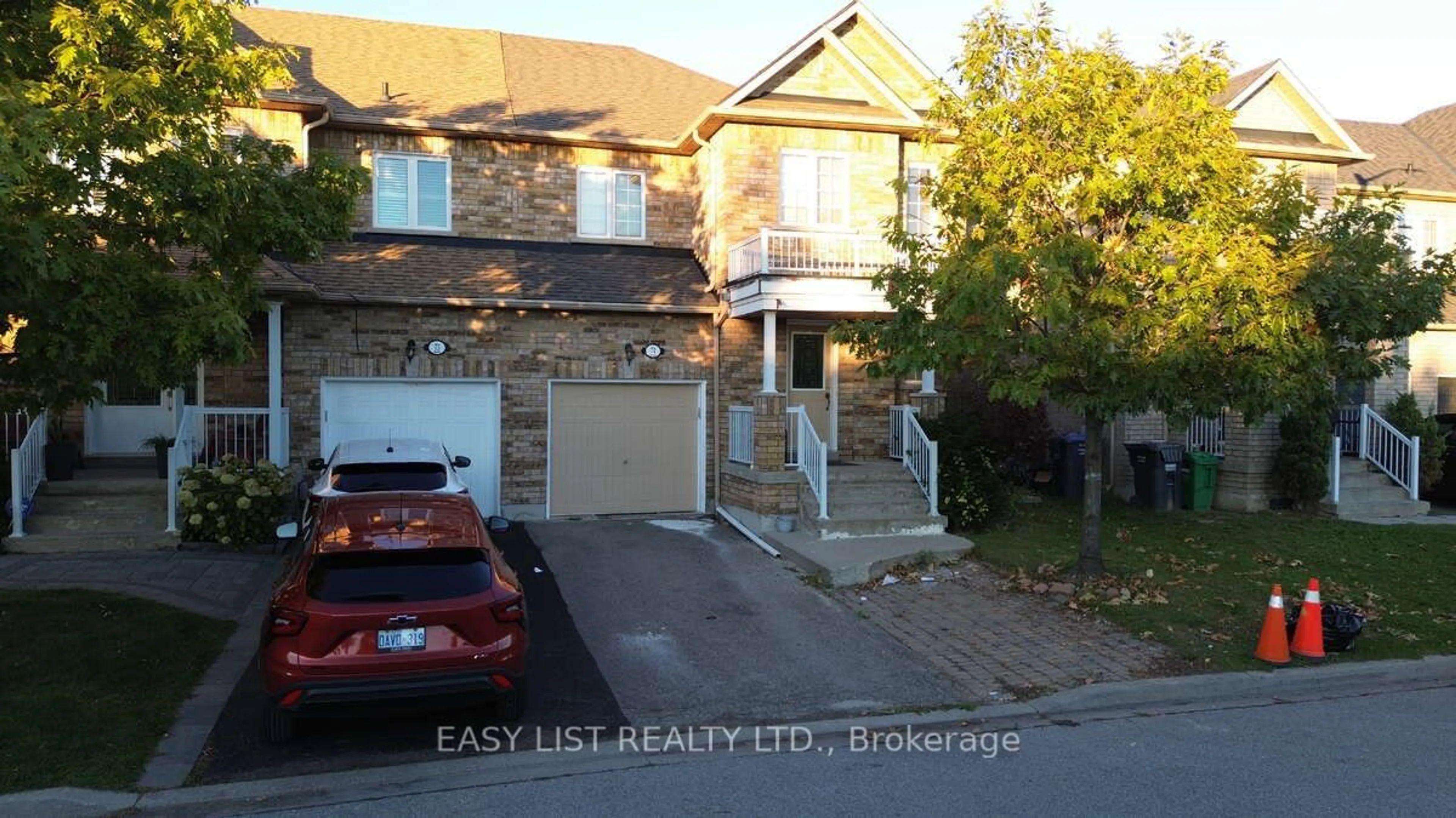 A pic from exterior of the house or condo, the street view for 71 Beavervalley Dr, Brampton Ontario L7A 3R3