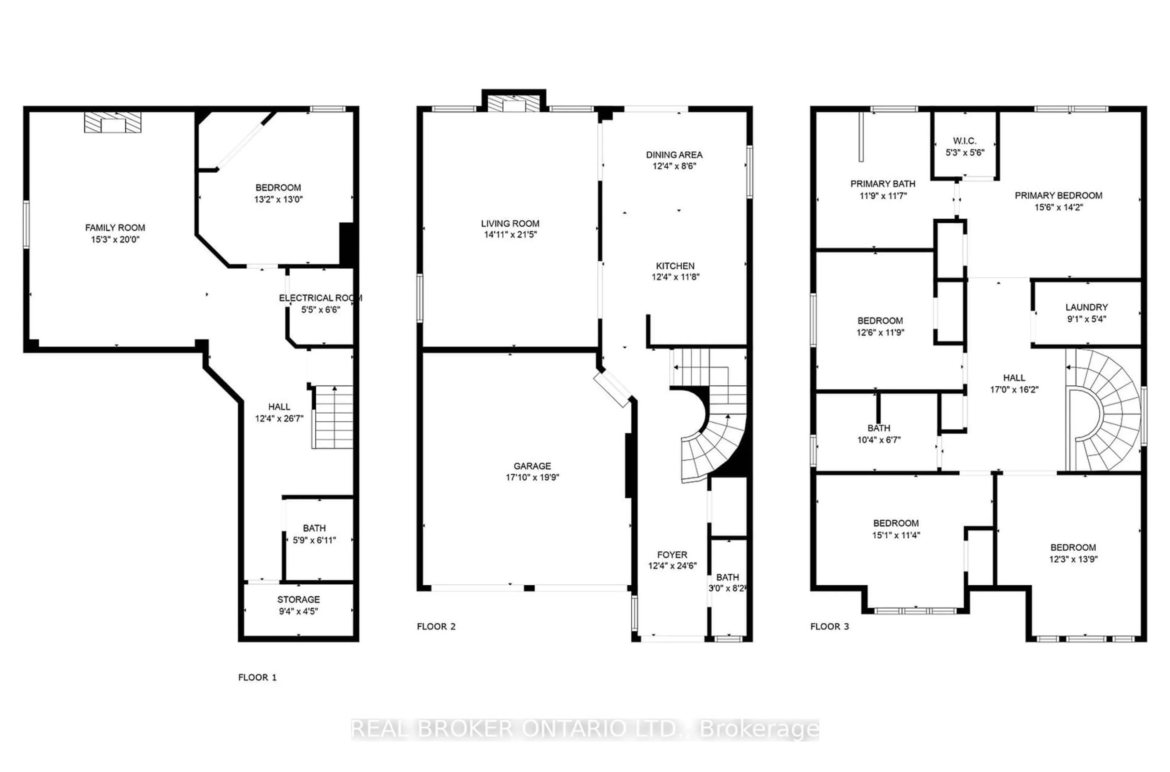 Floor plan for 4644 Kearse St, Burlington Ontario L7M 0E2