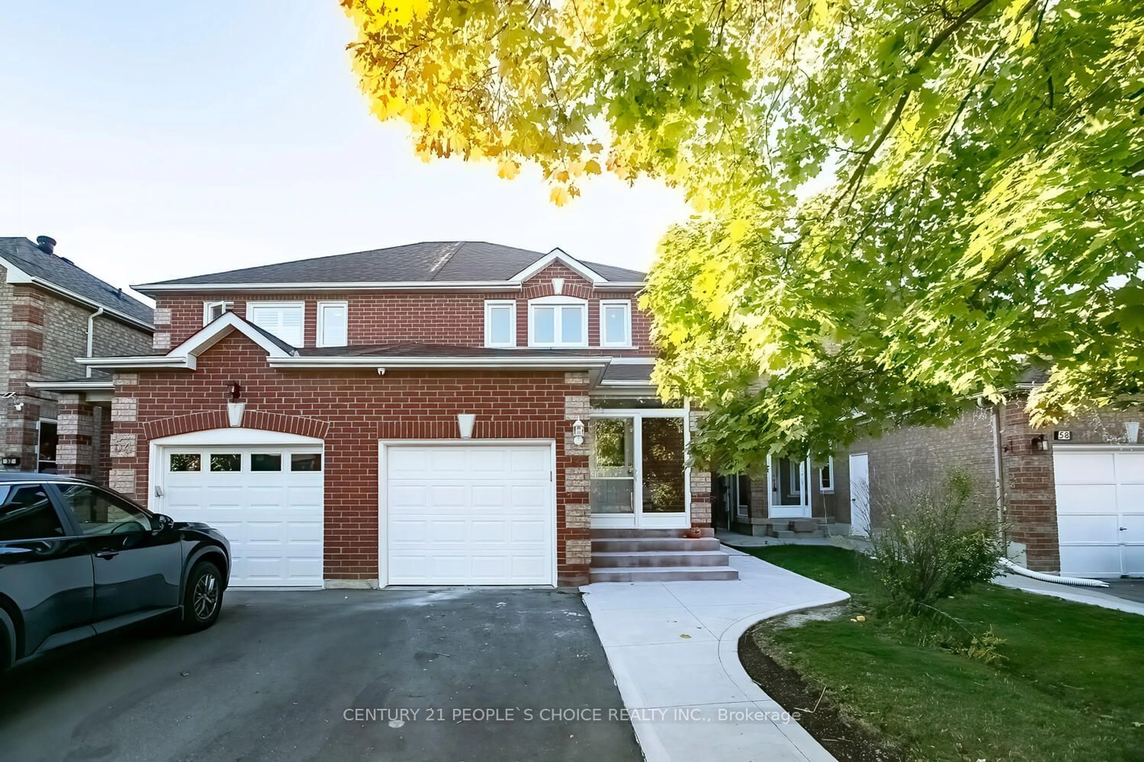 Frontside or backside of a home, the street view for 56 Carrie Cres, Brampton Ontario L6Y 4Y6