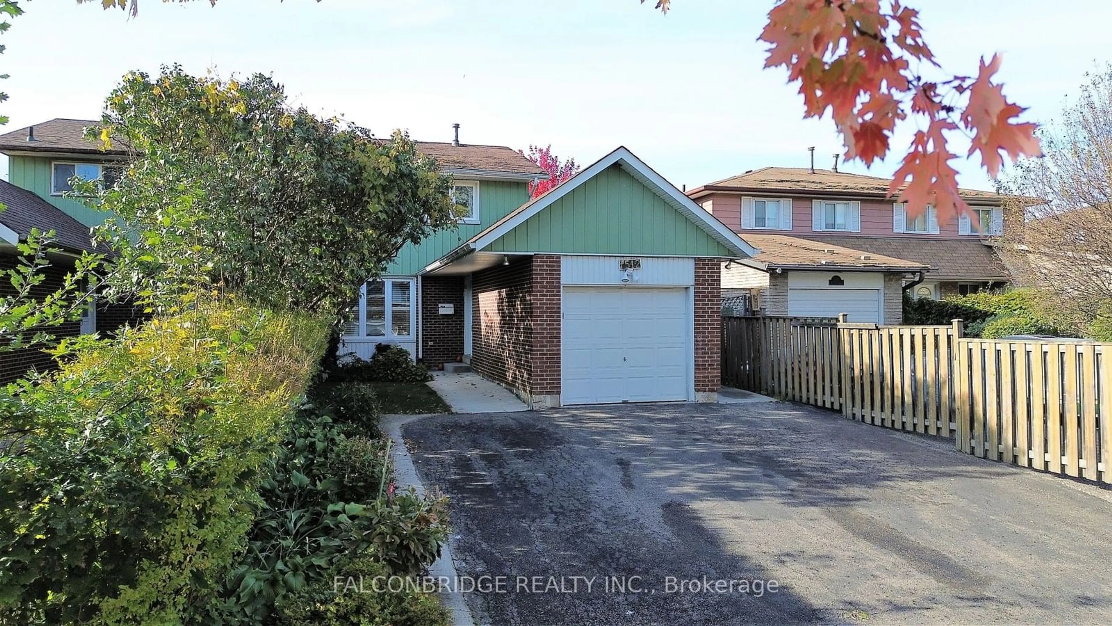 Frontside or backside of a home, the street view for 7512 Wildfern Dr, Mississauga Ontario L4T 3P6