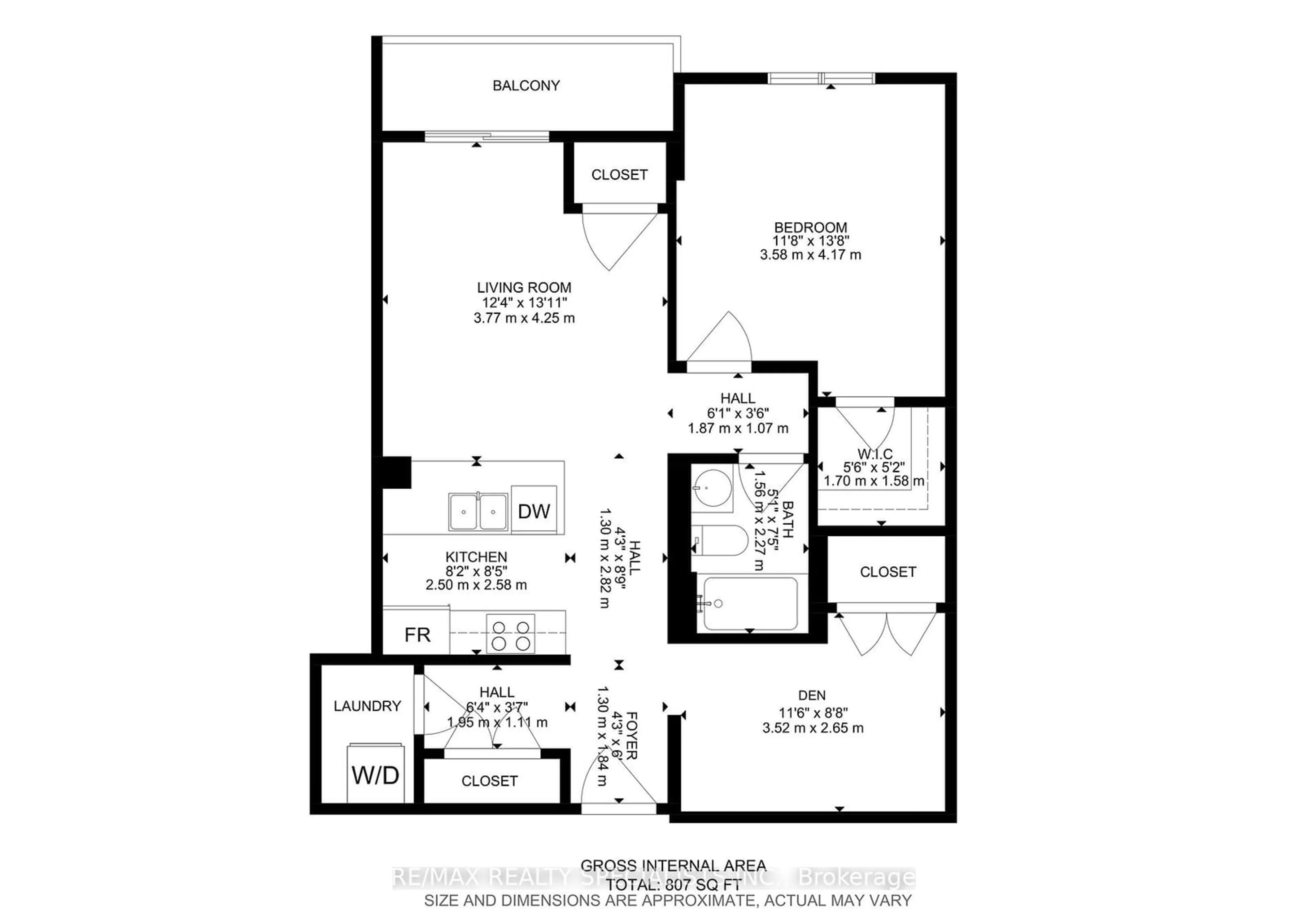 Floor plan for 1419 Costigan Rd #406, Milton Ontario L9T 2L4