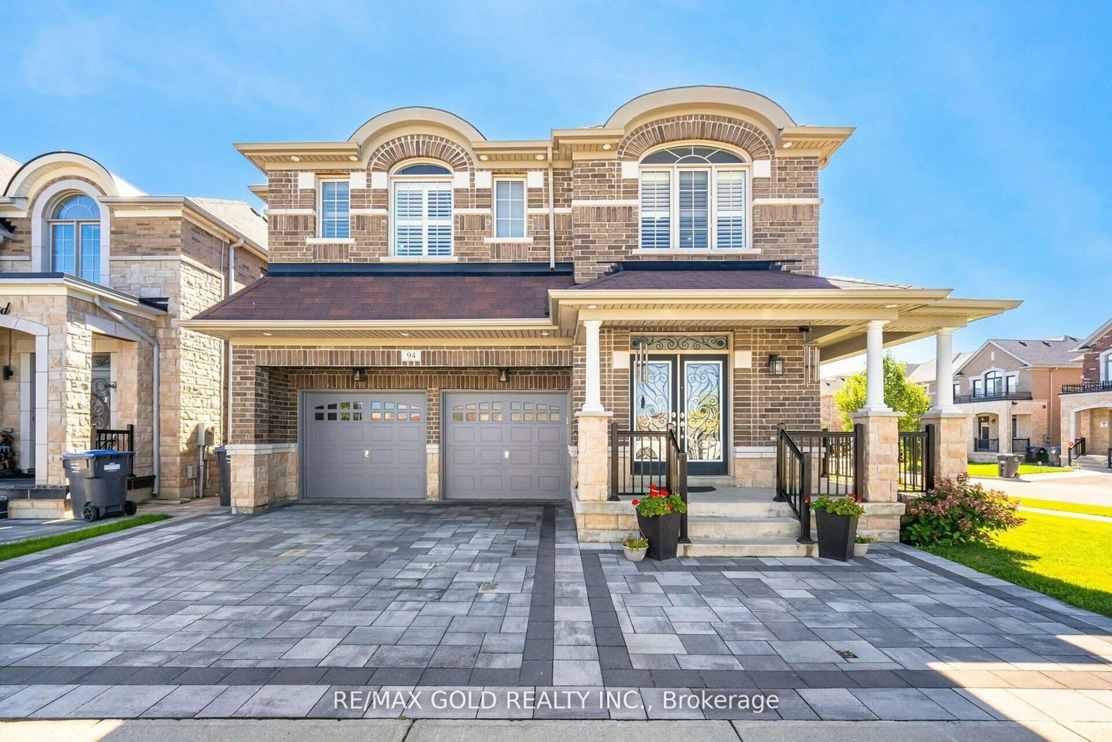 Home with brick exterior material for 94 Zelda Rd, Brampton Ontario L6R 3V4