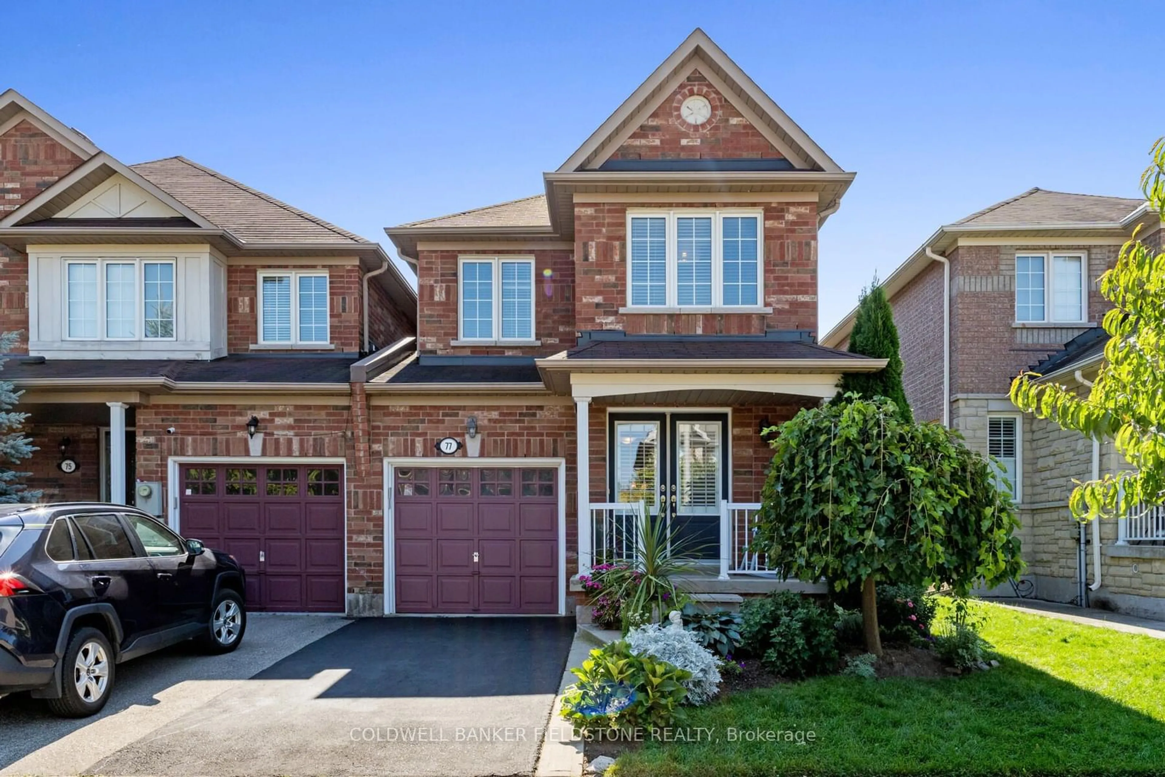 Home with brick exterior material for 77 Mowat Cres, Halton Hills Ontario L7G 6C8