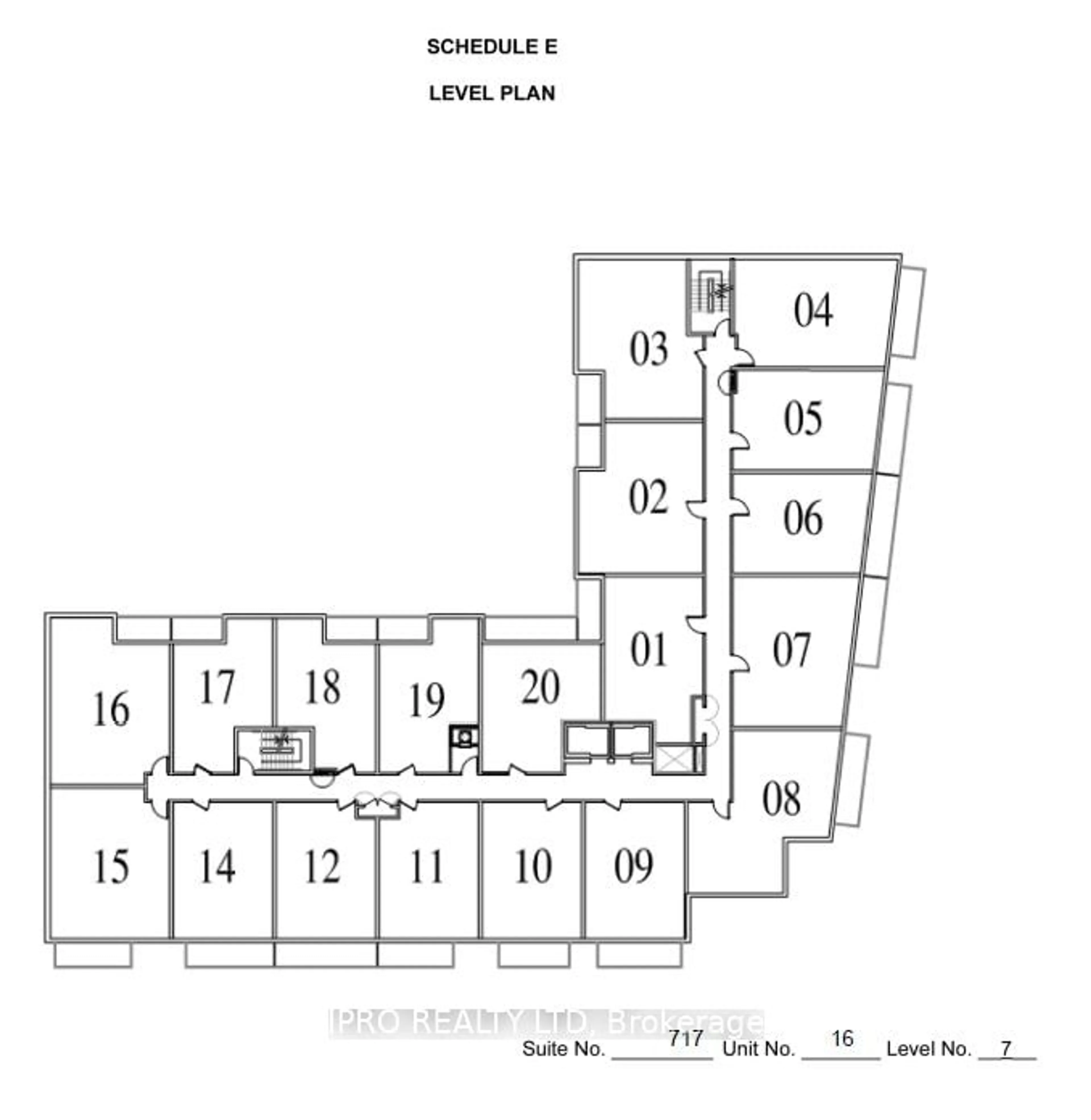 Floor plan for 3005 Pine Glenn Rd #717, Oakville Ontario L6M 5P5