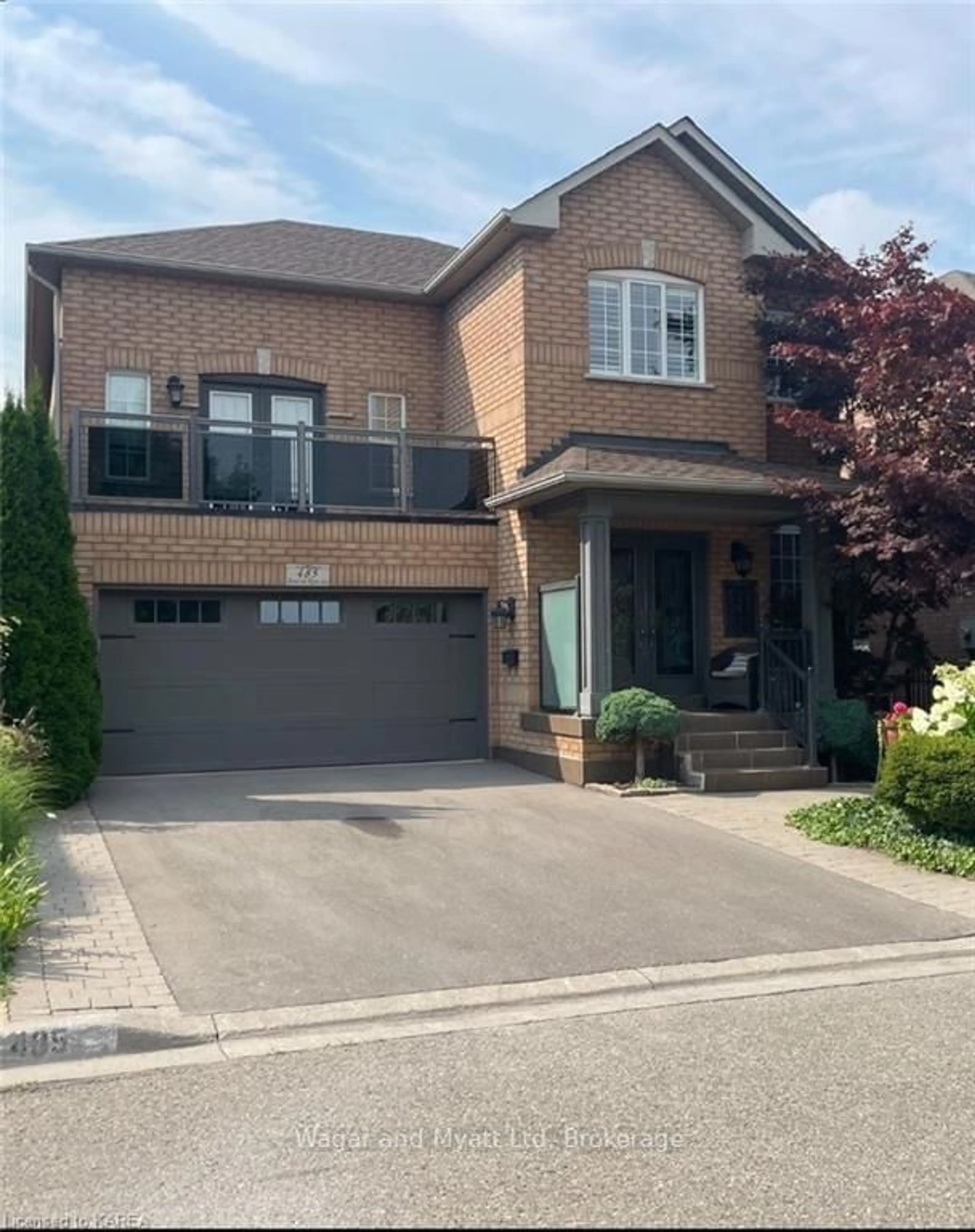 Frontside or backside of a home, the street view for 485 ENGLISH ROSE Lane, Oakville Ontario L6H 7A3