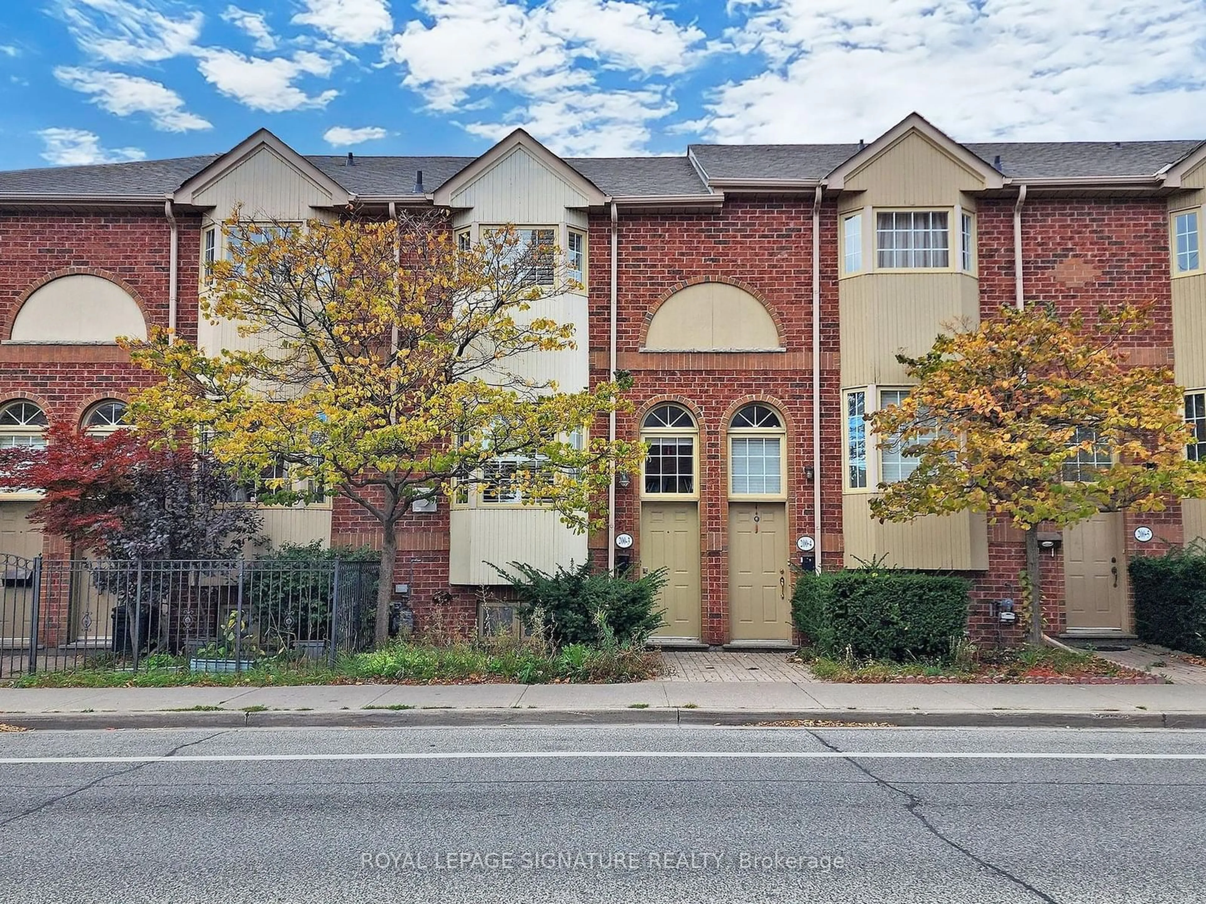 A pic from exterior of the house or condo, the street view for 200 Royal York Rd #3, Toronto Ontario M8V 2V7