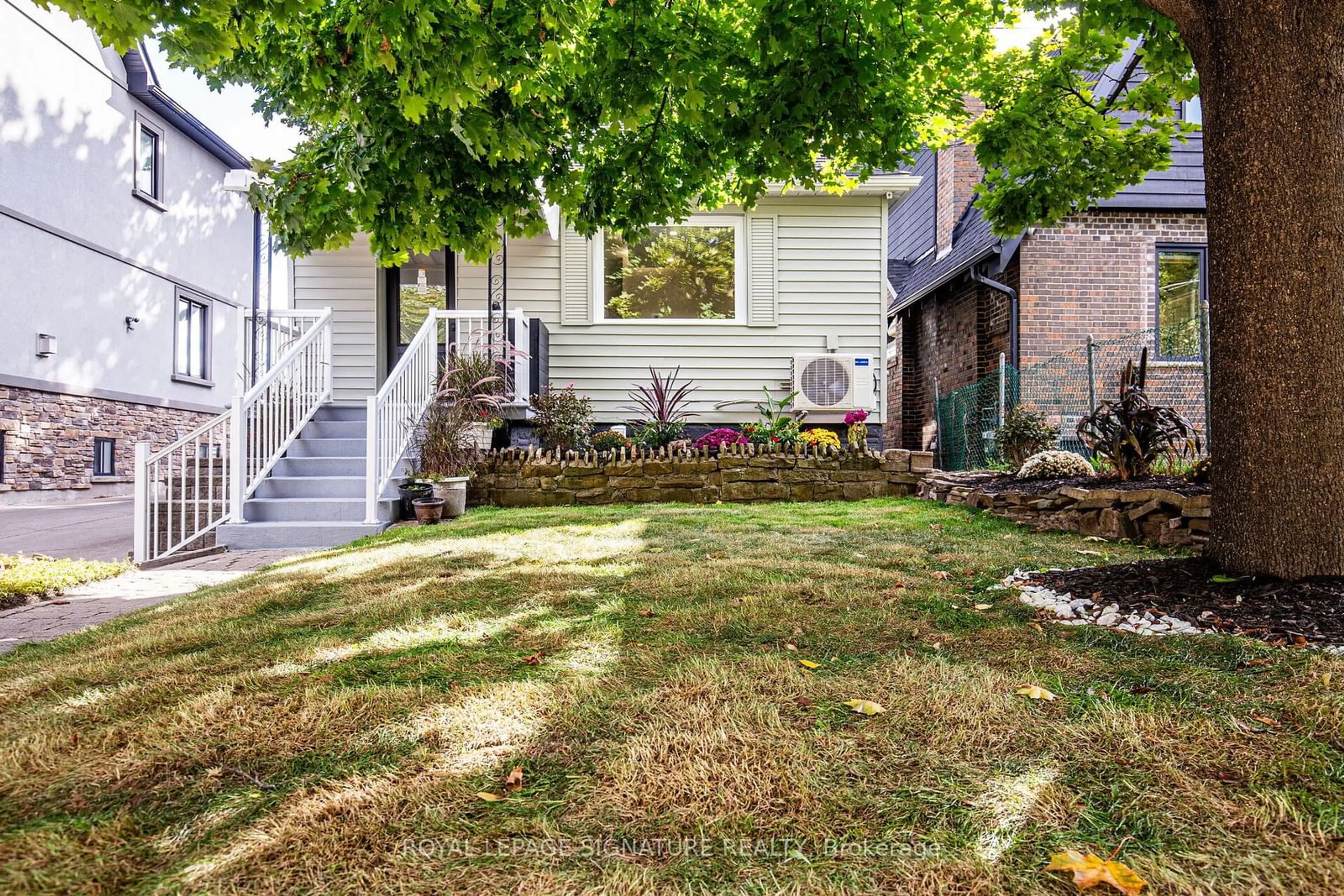 Patio, the fenced backyard for 9 Wadsworth Blvd, Toronto Ontario M9N 2G3