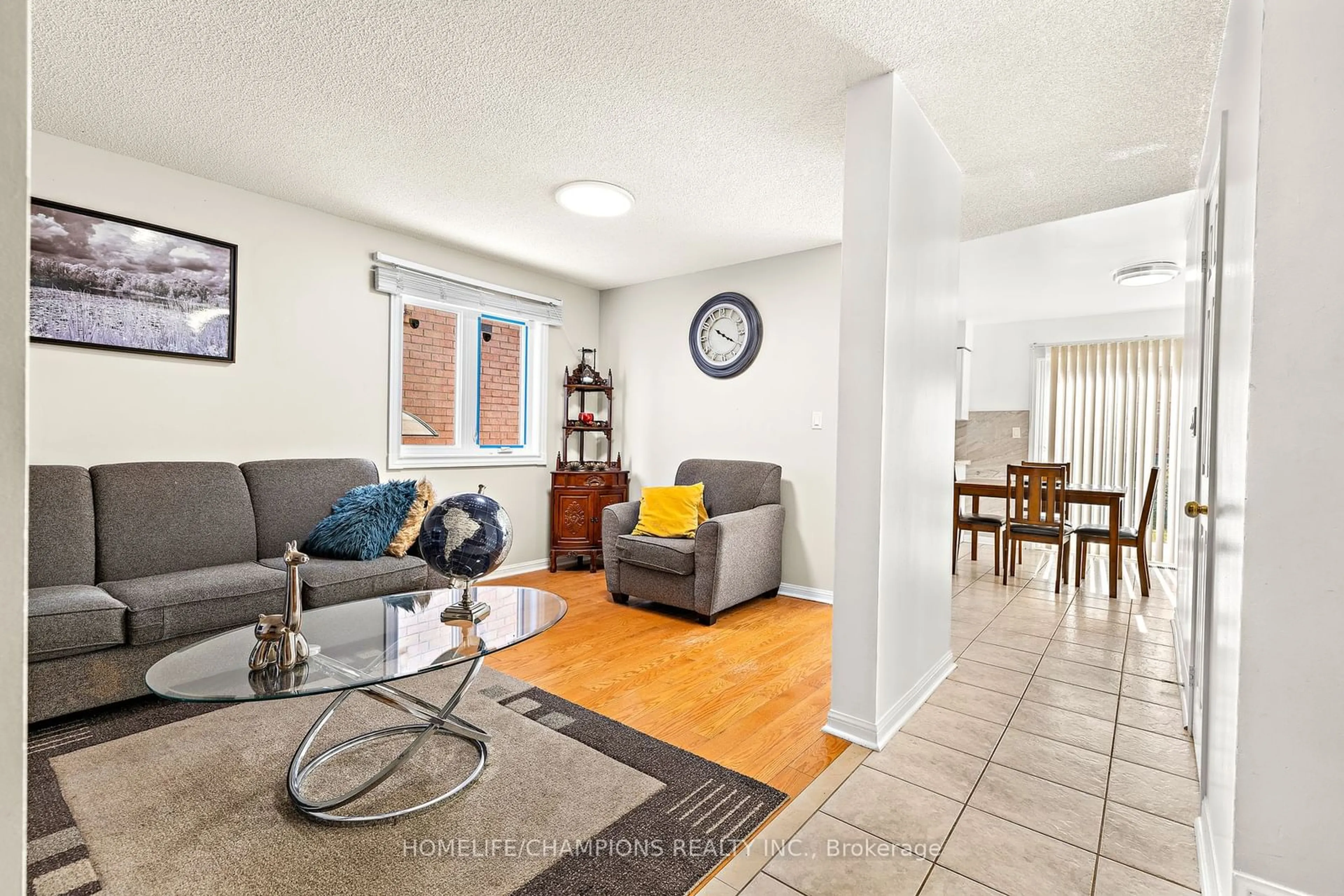 Living room, wood floors for 78 Mount Ranier Cres, Brampton Ontario L6R 2L1