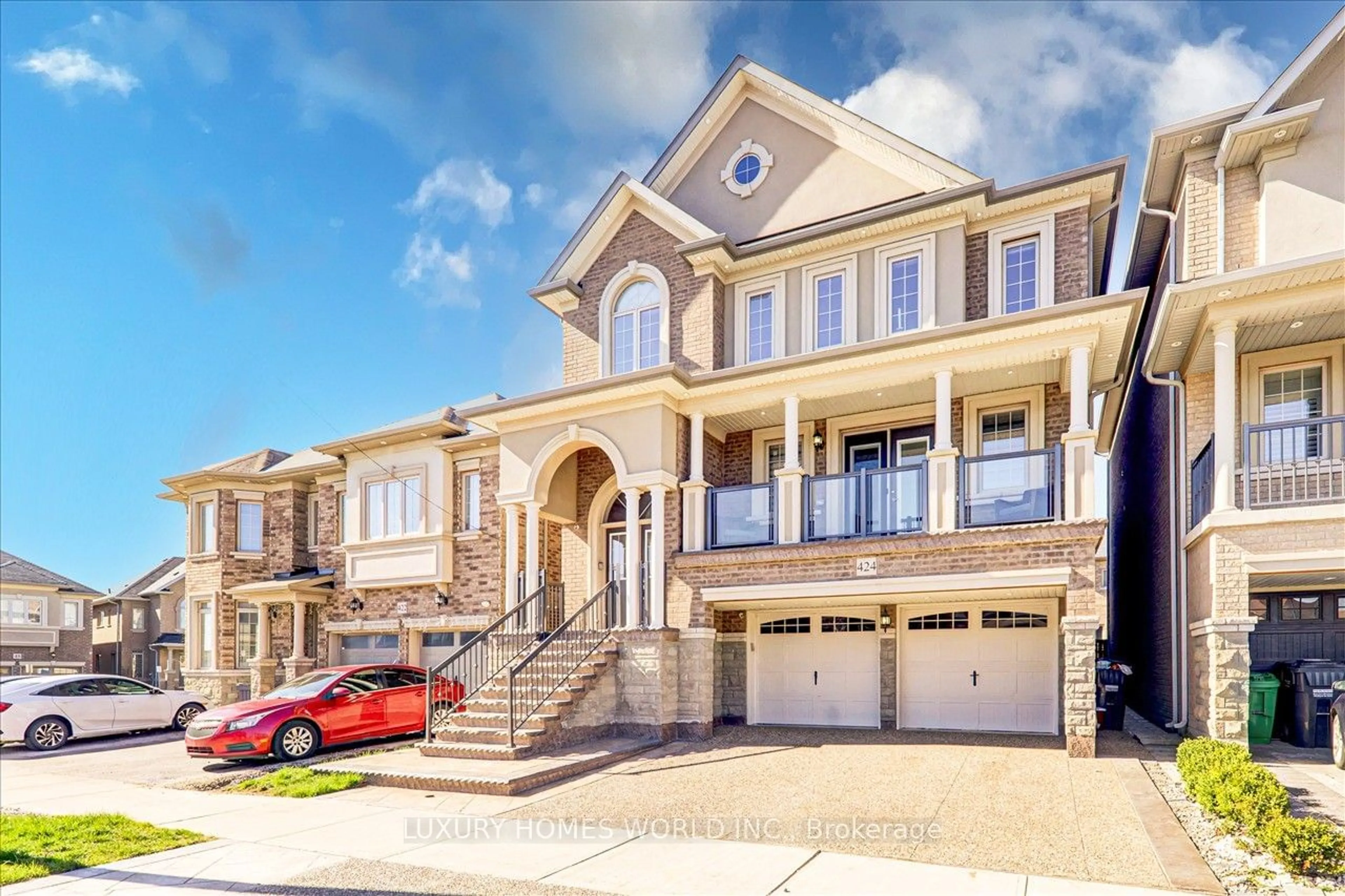 Home with brick exterior material for 424 Brisdale Dr, Brampton Ontario L7A 4P9