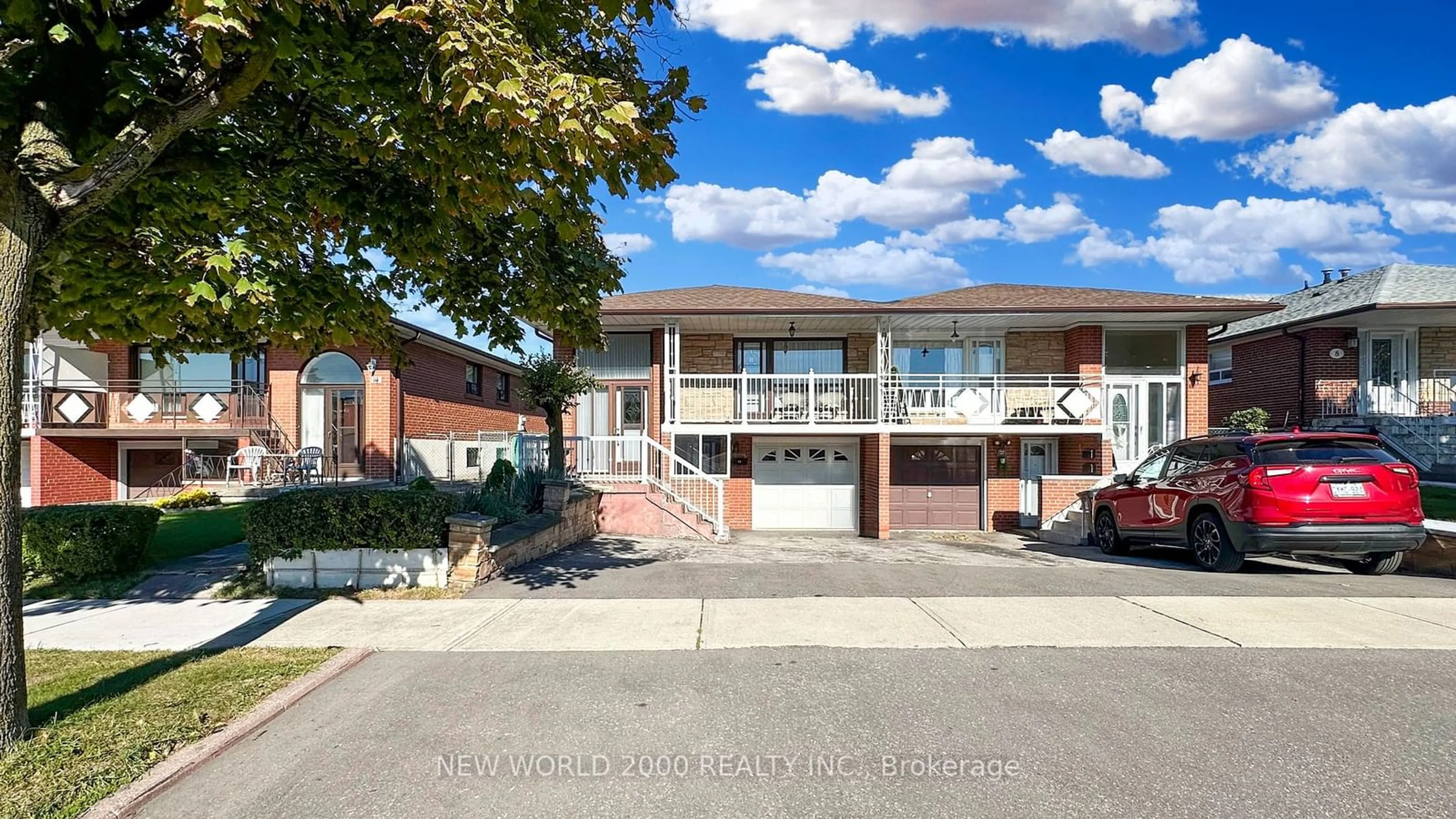 A pic from exterior of the house or condo, the street view for 12 Blaney Cres, Toronto Ontario M3N 1L2