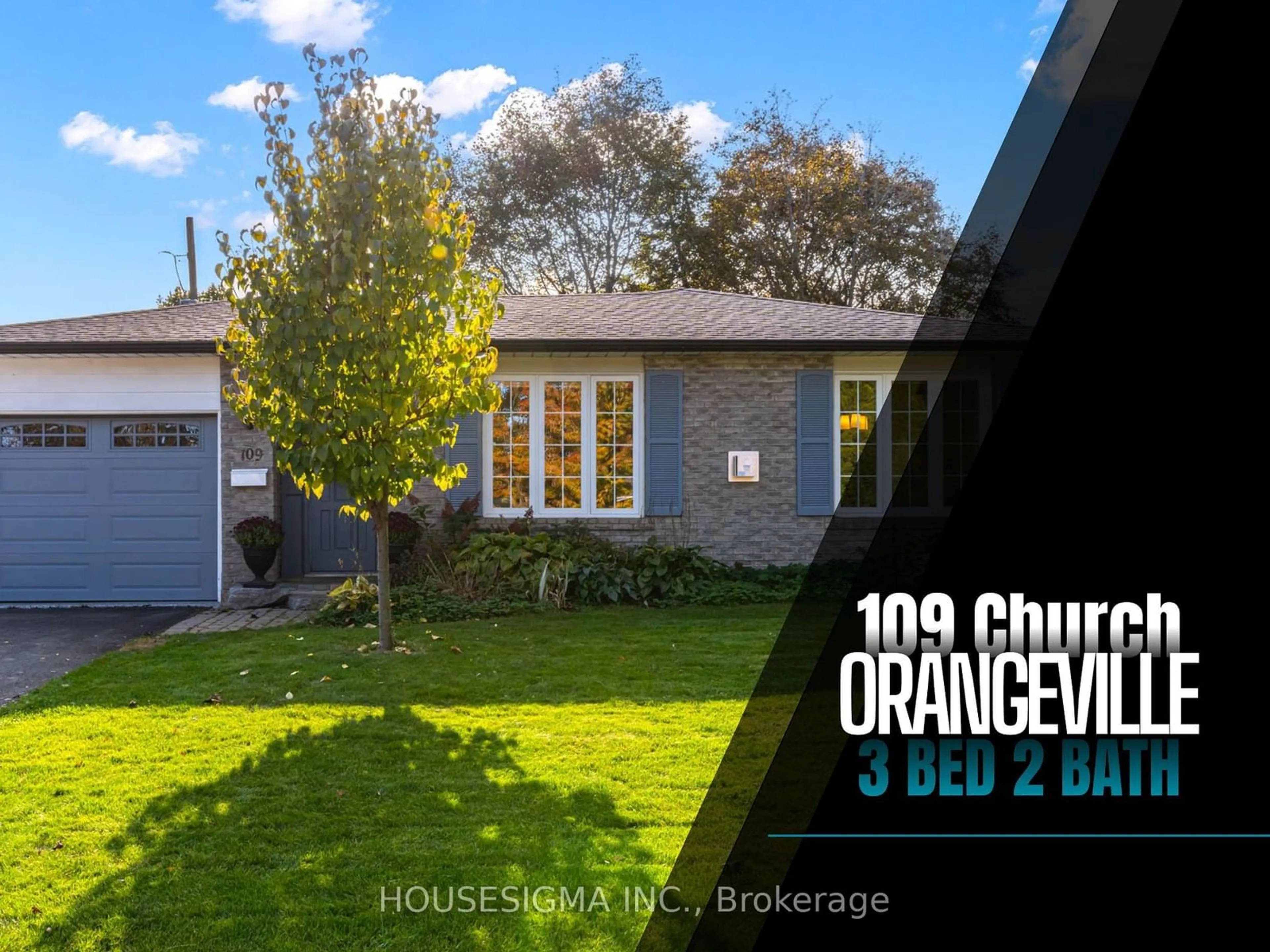 Frontside or backside of a home, cottage for 109 Church St, Orangeville Ontario L9W 1P3