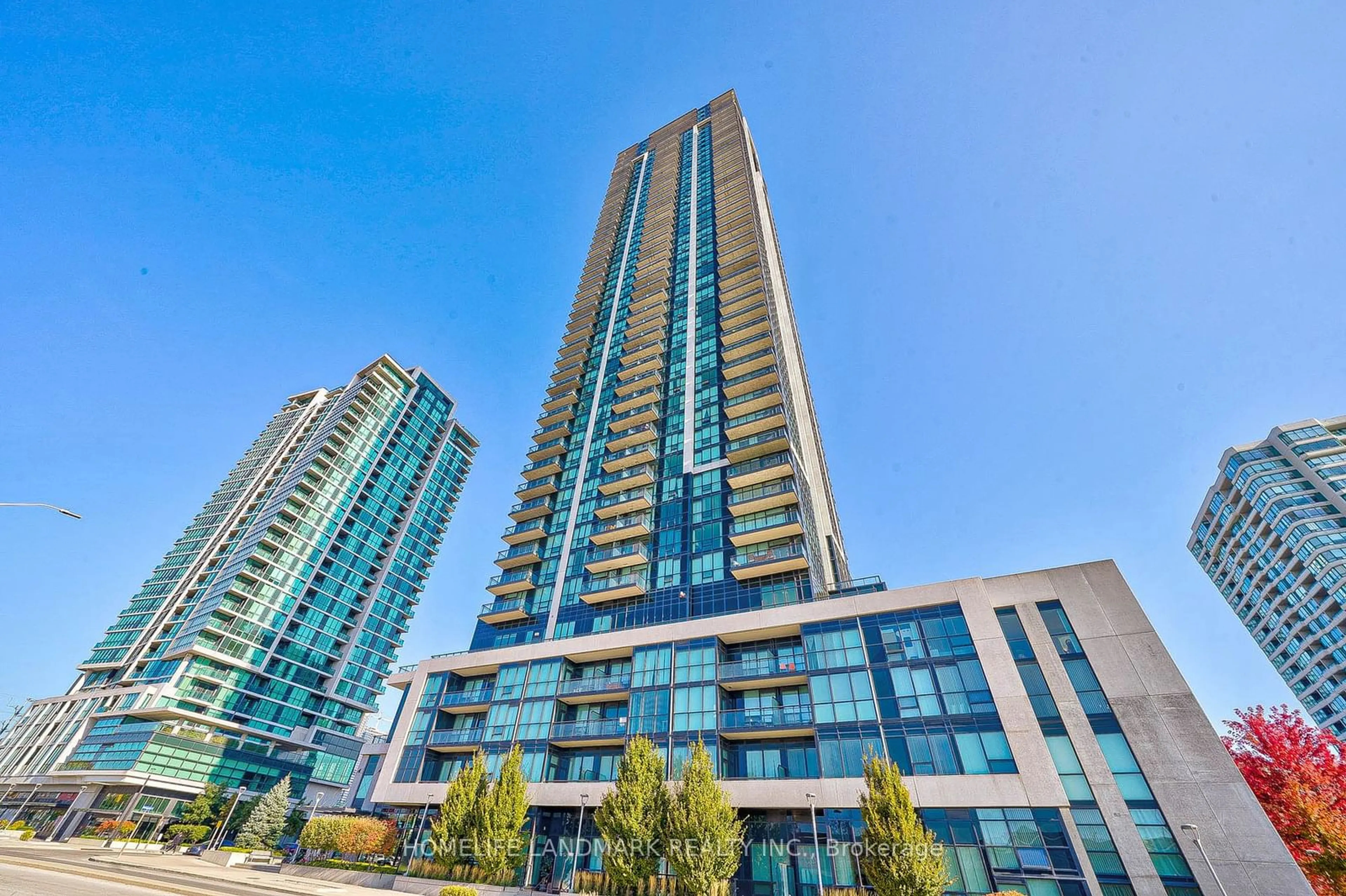 A pic from exterior of the house or condo, the front or back of building for 3975 Grand Park Dr #4310, Mississauga Ontario L5B 0K4