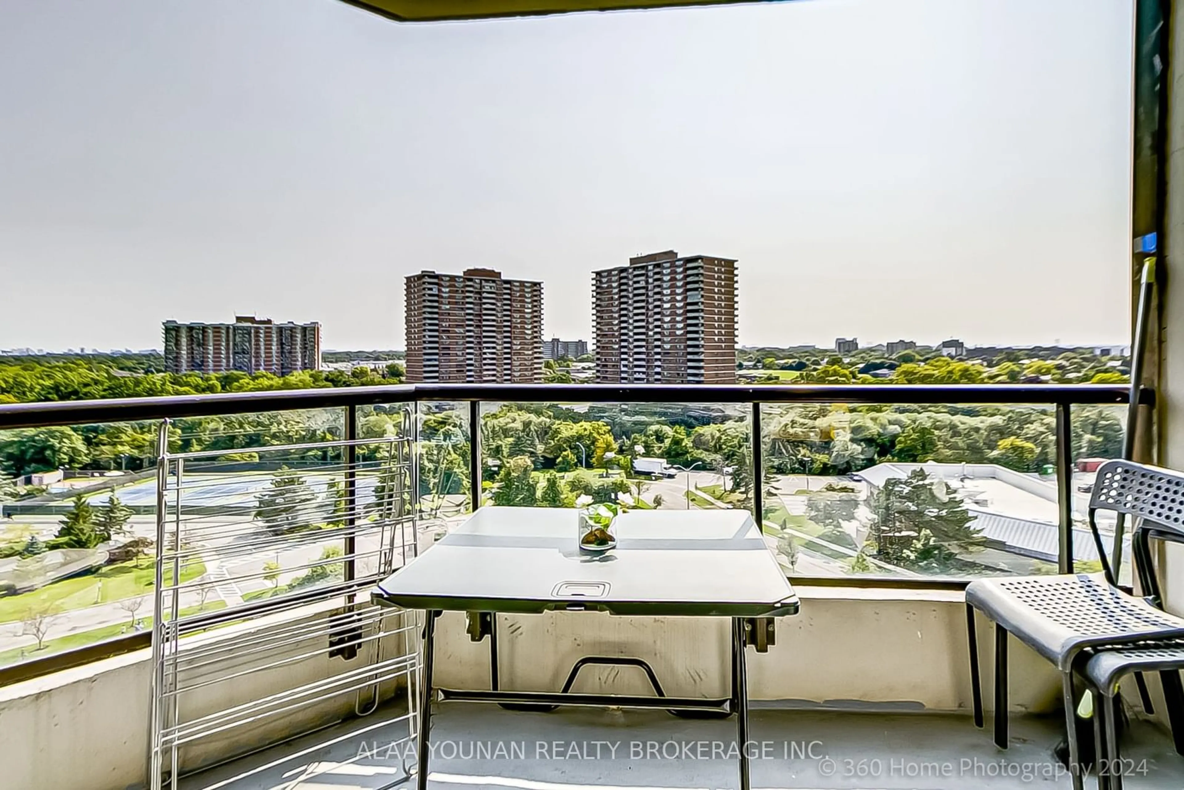 Balcony in the apartment, the view of lake or river for 1 Rowntree Rd #1206, Toronto Ontario M9V 5G7