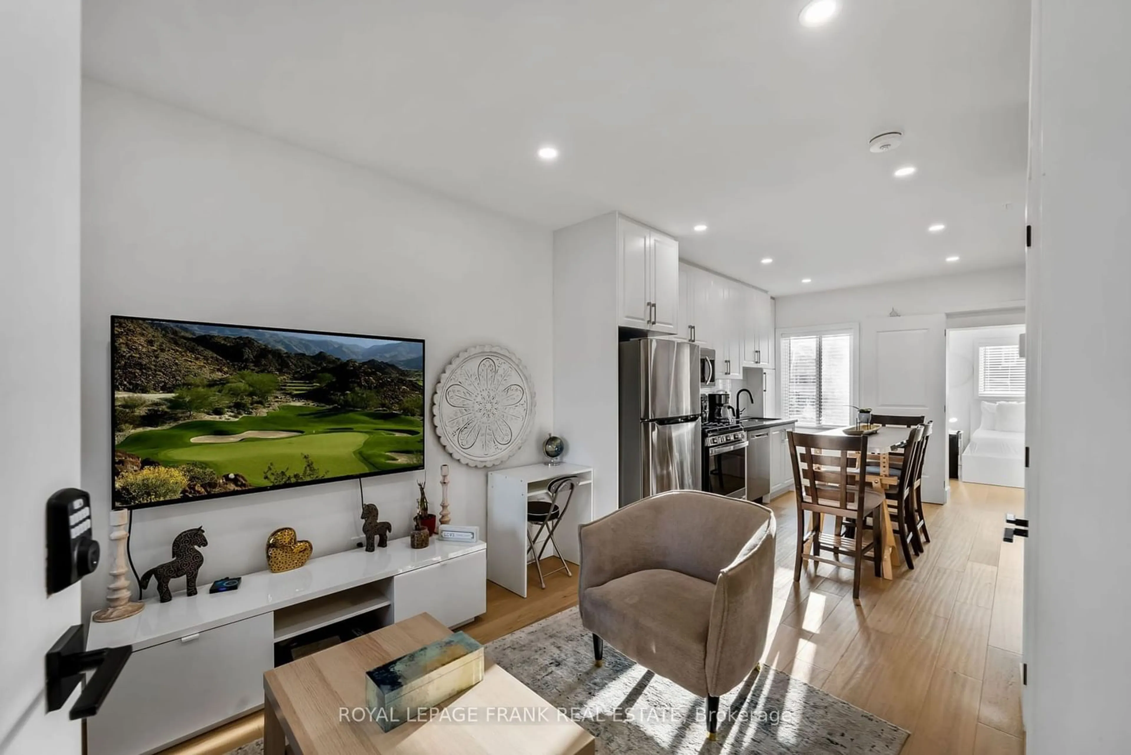 Living room, wood floors for 70 Wiltshire Ave, Toronto Ontario M6N 2V9