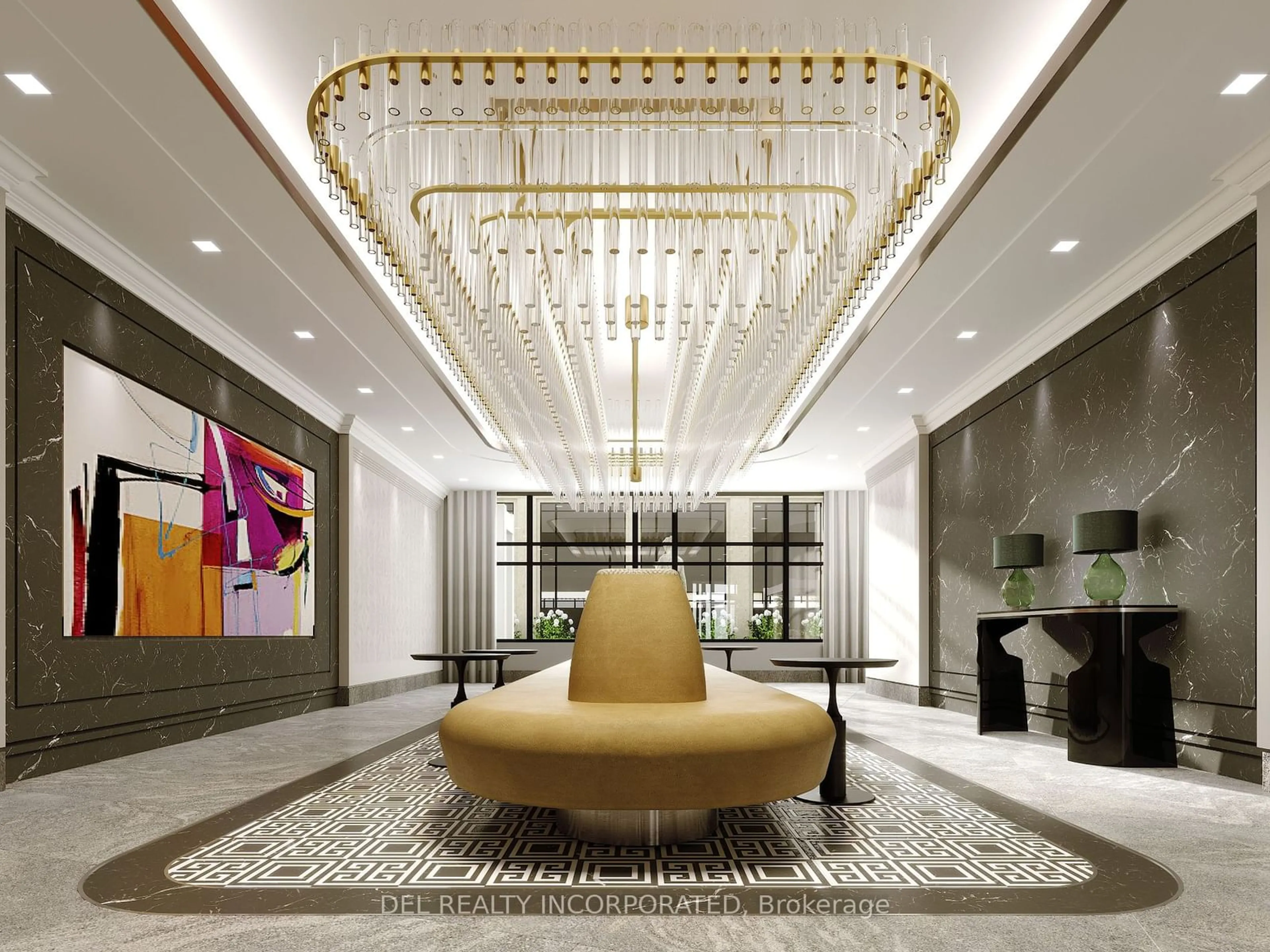 Indoor lobby, ceramic floors for 1144 Royal York Rd #PH18, Toronto Ontario A1A 1A1