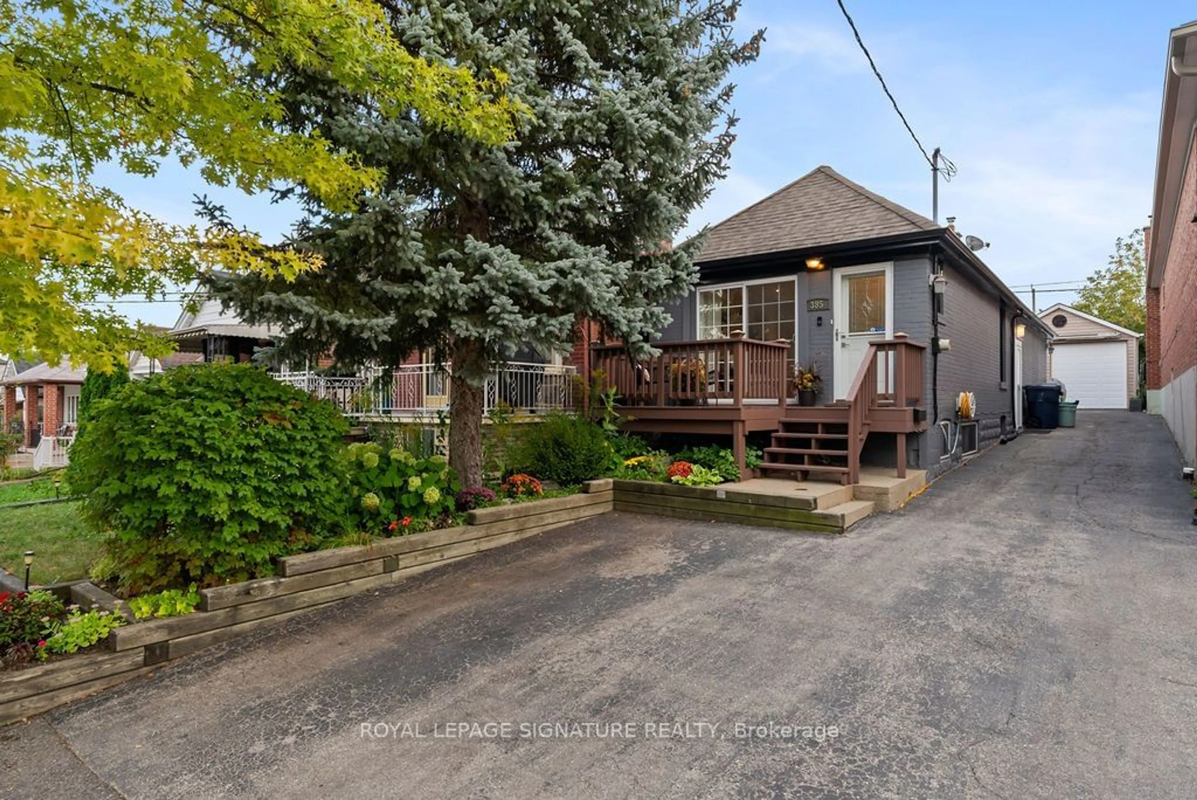 Frontside or backside of a home, cottage for 385 Whitmore Ave, Toronto Ontario M6E 2N5