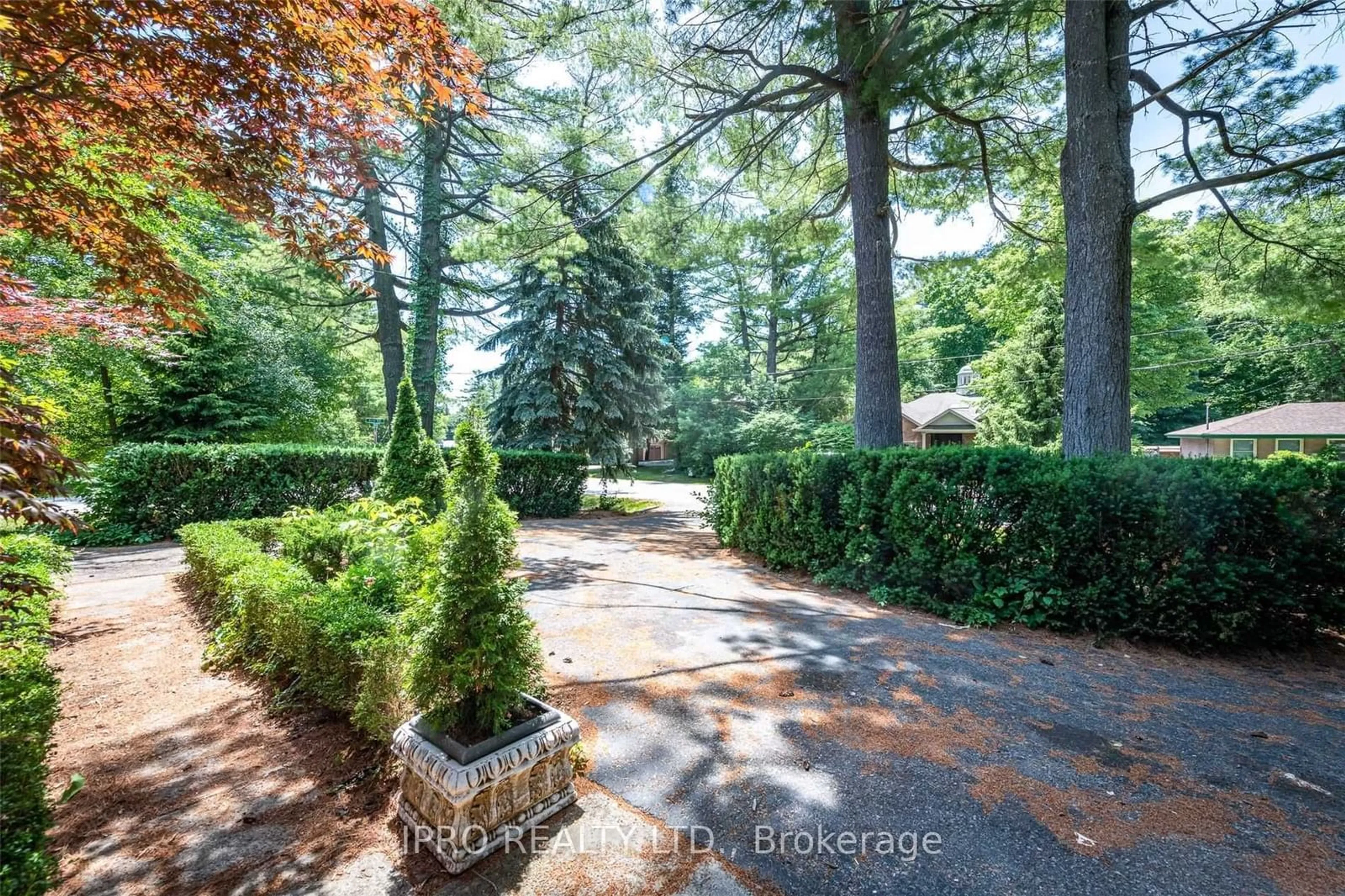 Patio, the fenced backyard for 463 Drummond Rd, Oakville Ontario L6J 4L7