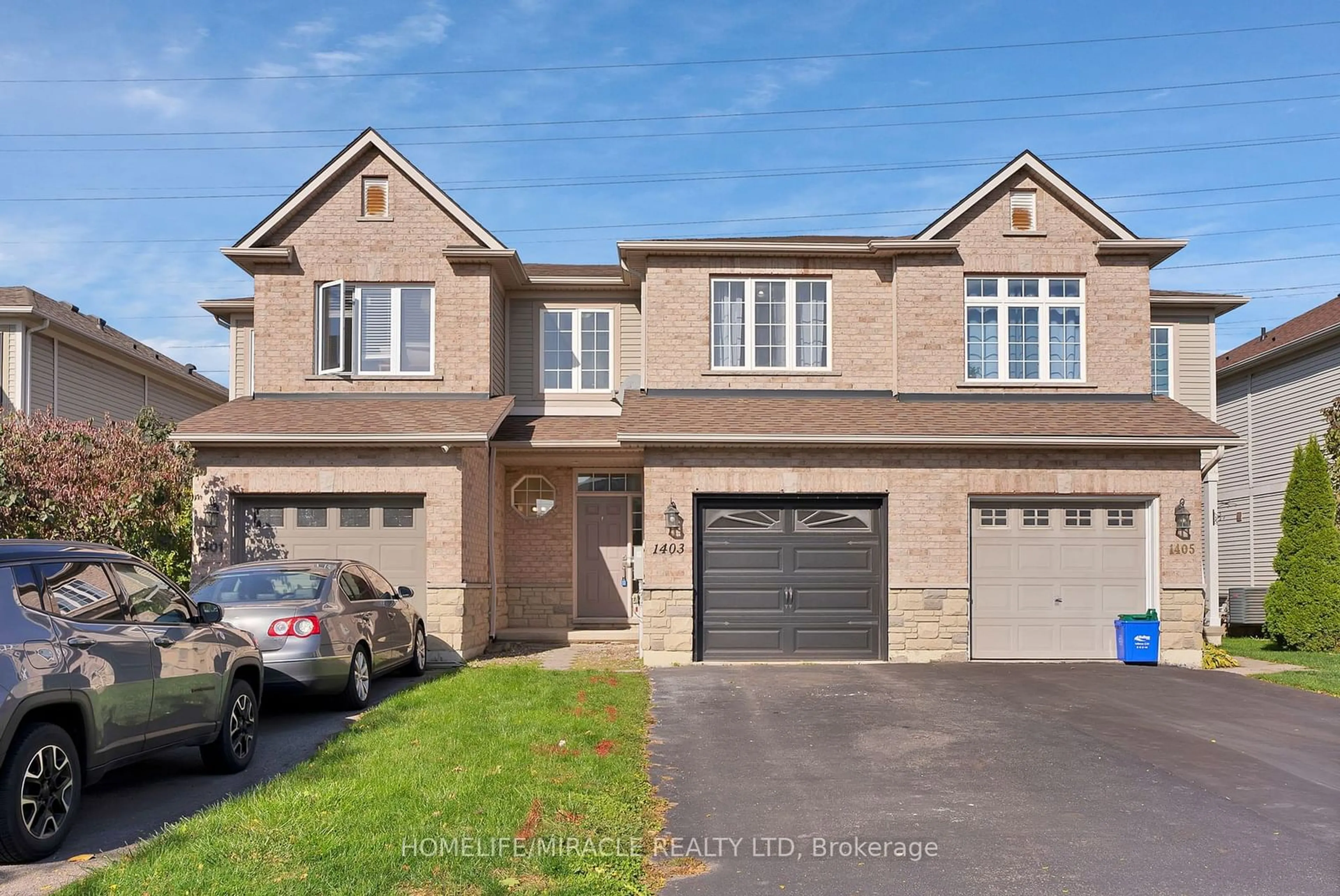 Home with brick exterior material for 1403 Treeland St, Burlington Ontario L7R 4S1