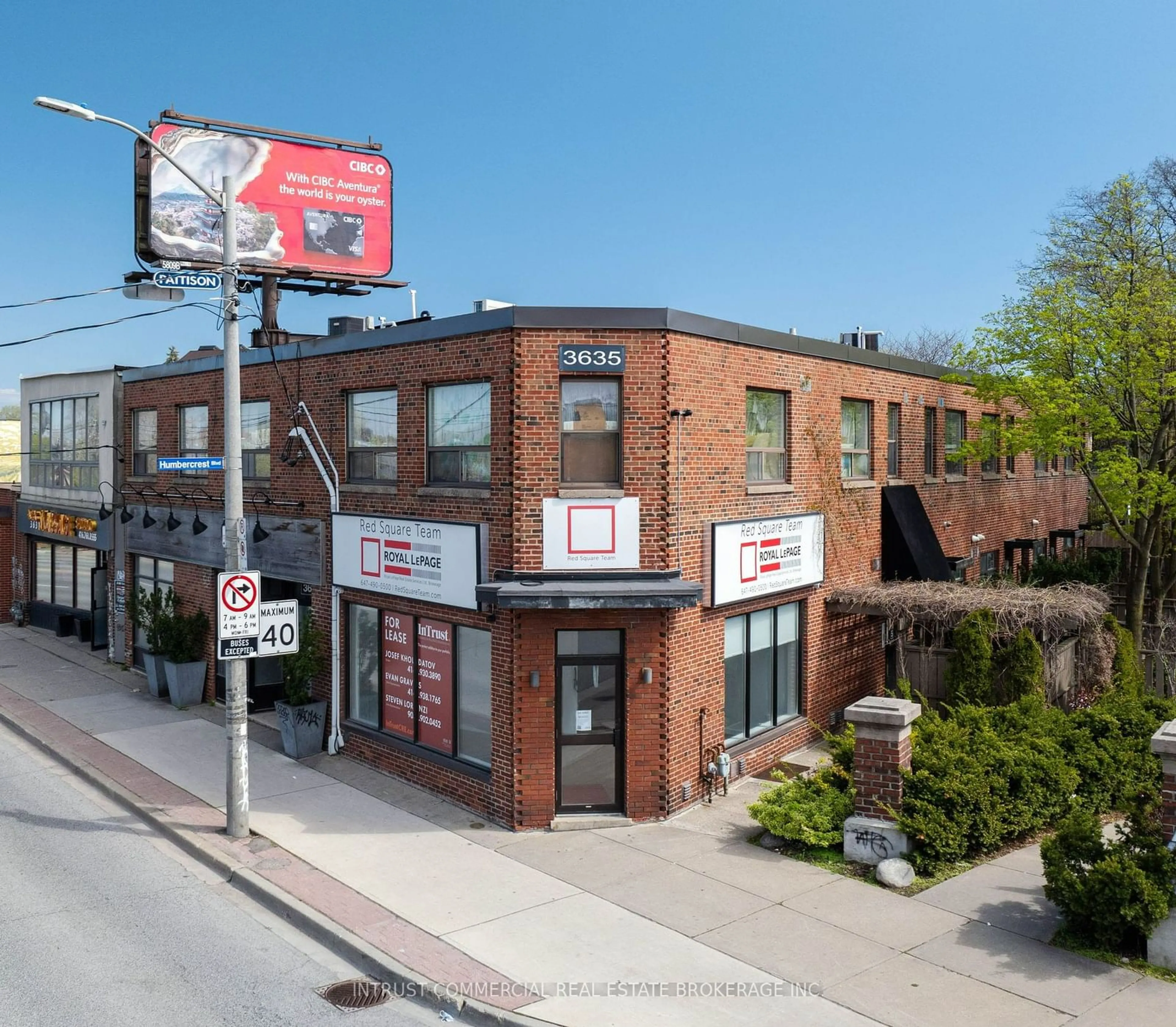 A pic from exterior of the house or condo, the front or back of building for 3635 Dundas St, Toronto Ontario M6S 2T2