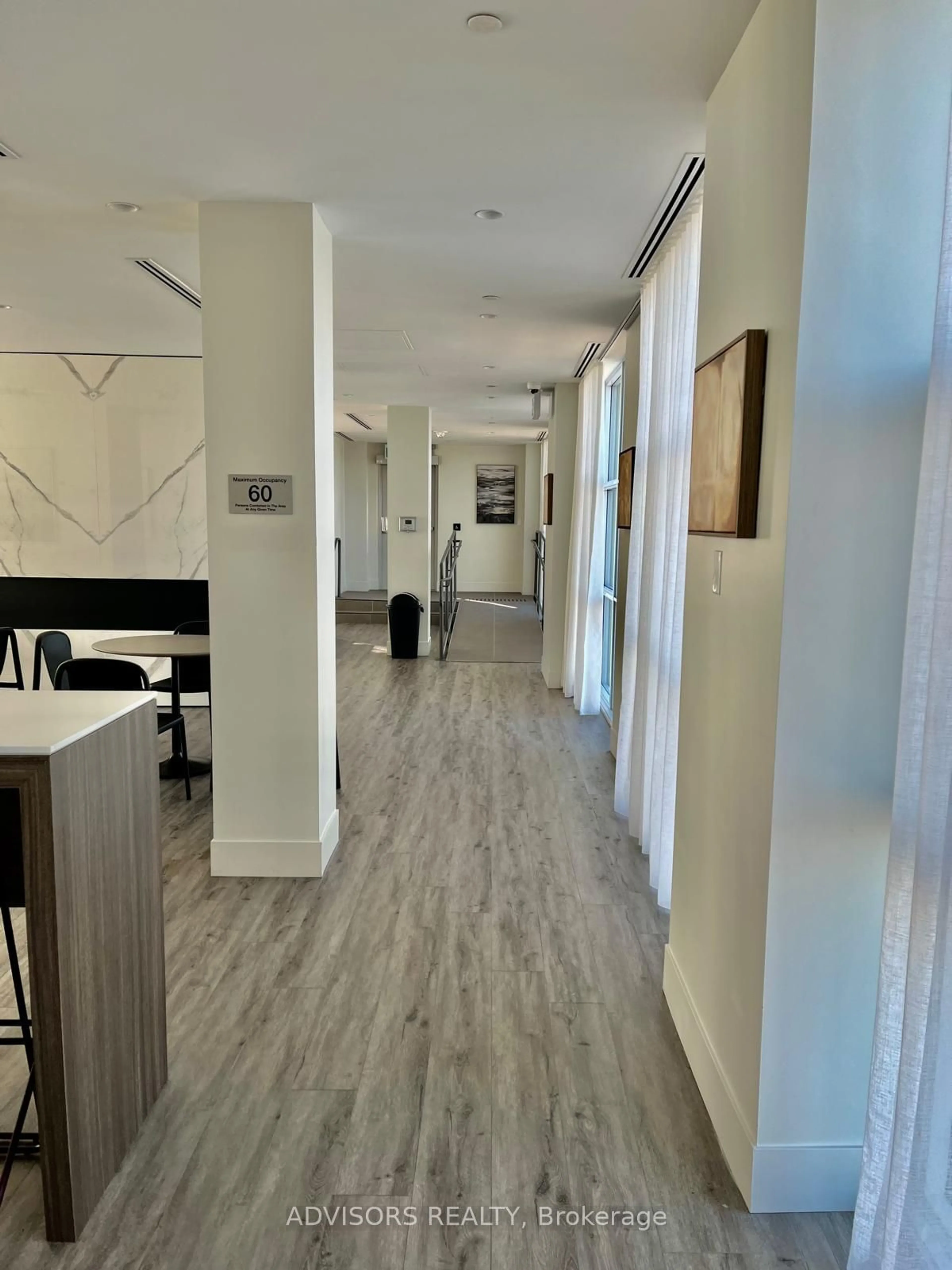 Indoor foyer, wood floors for 1787 St Clair Ave #821, Toronto Ontario M6N 0B7