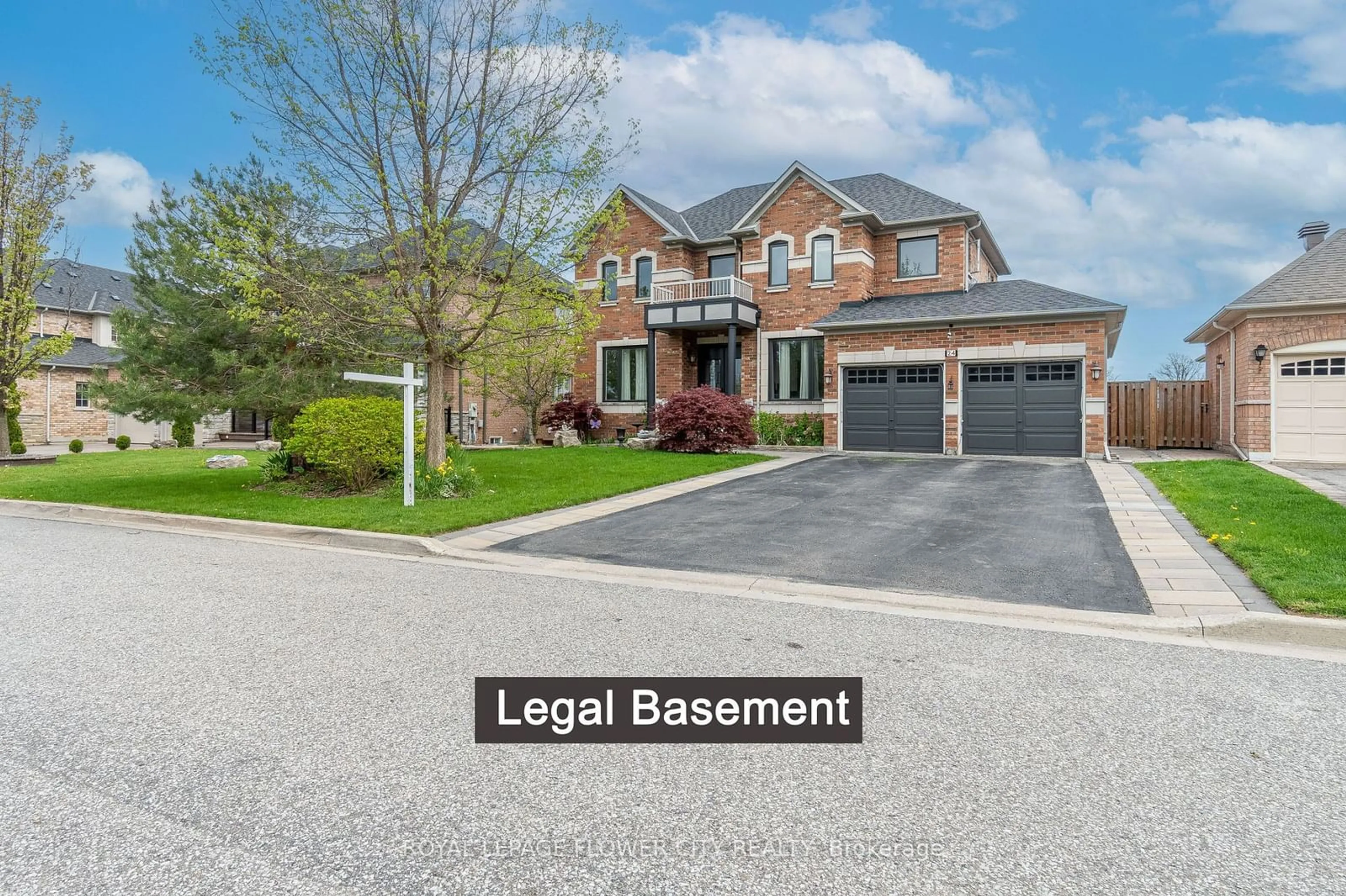 Frontside or backside of a home, the street view for 24 Upper Ridge Cres, Brampton Ontario L6P 2C6