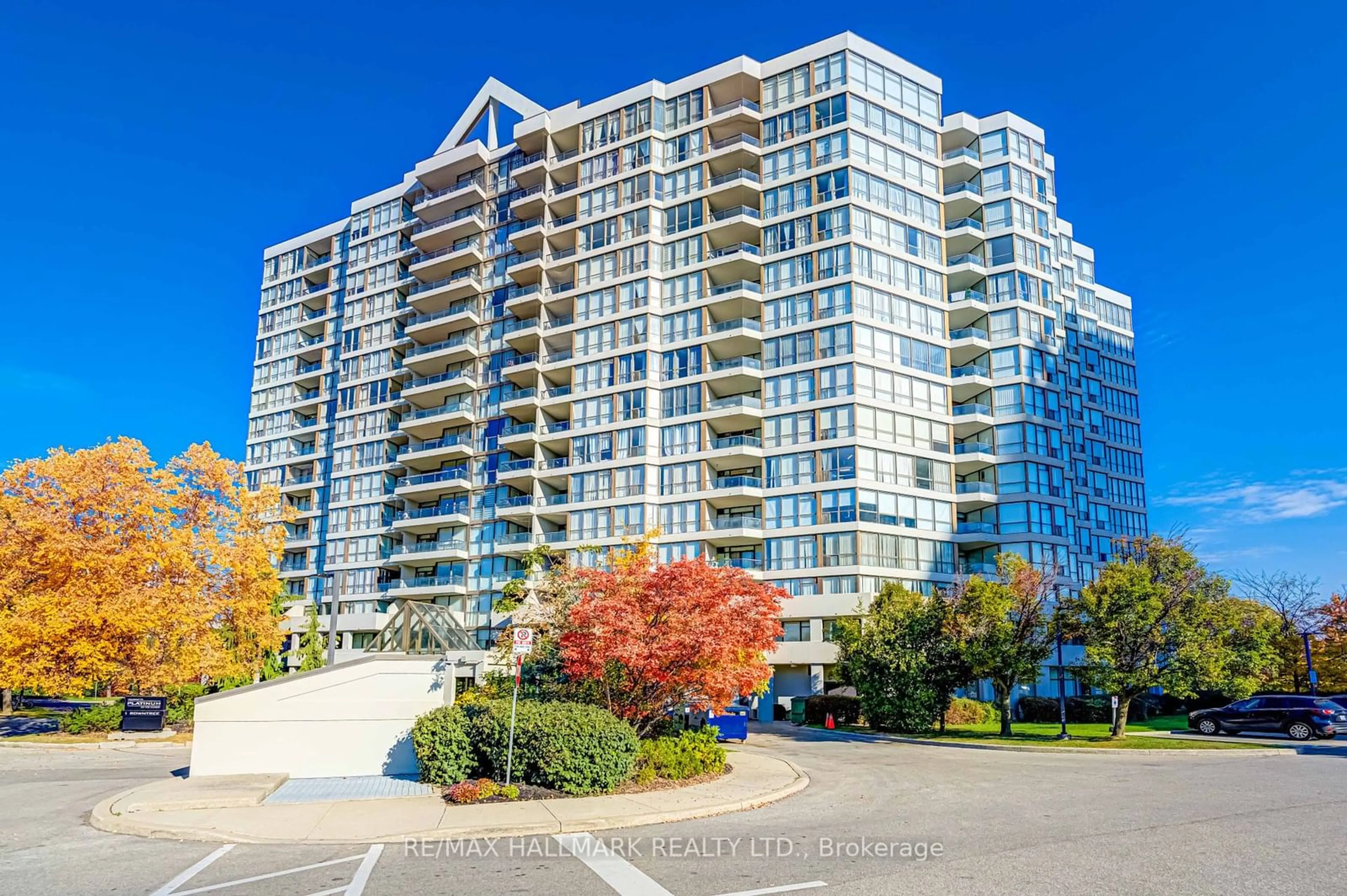 A pic from exterior of the house or condo, the street view for 1 ROWNTREE Rd #703, Toronto Ontario M9V 5G7