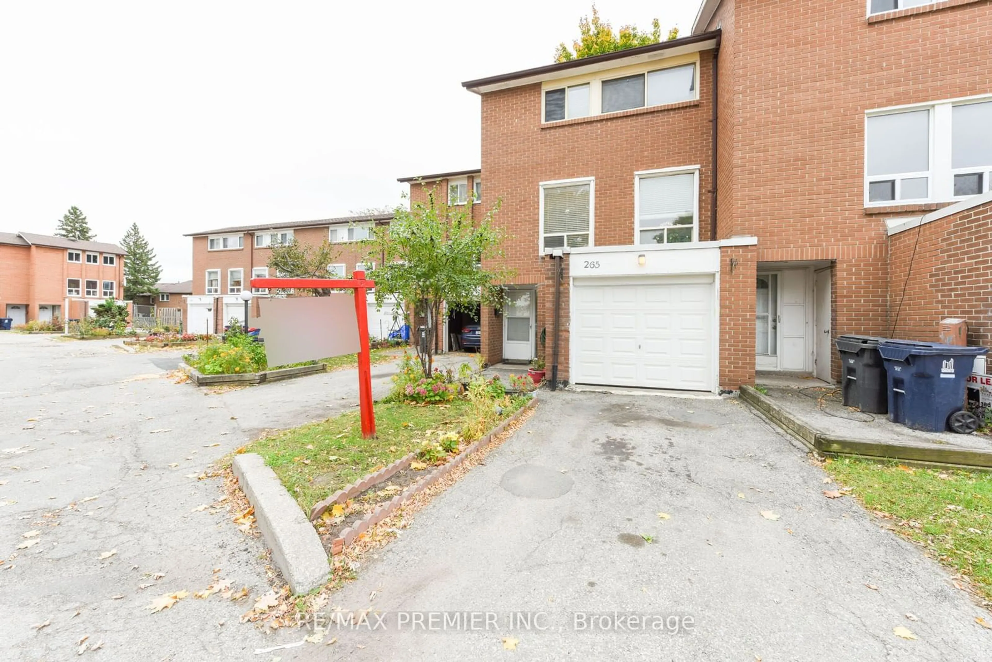 A pic from exterior of the house or condo, the street view for 1601 Albion Rd #265, Toronto Ontario M9V 1T4