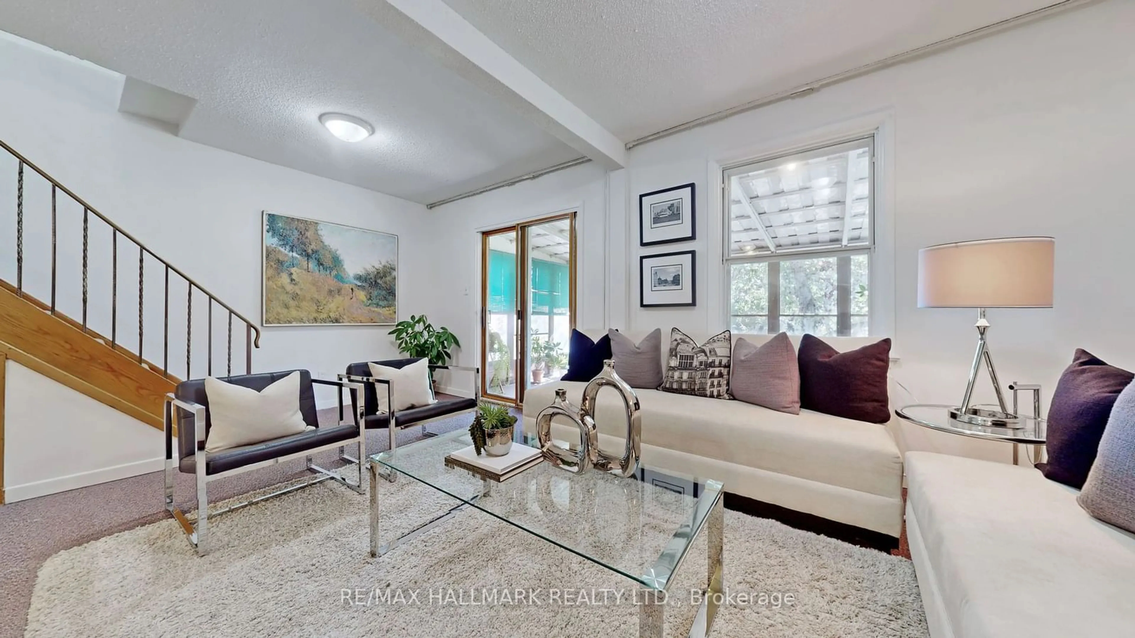 Living room, wood floors for 41A Algoma St, Toronto Ontario M8Y 1C4