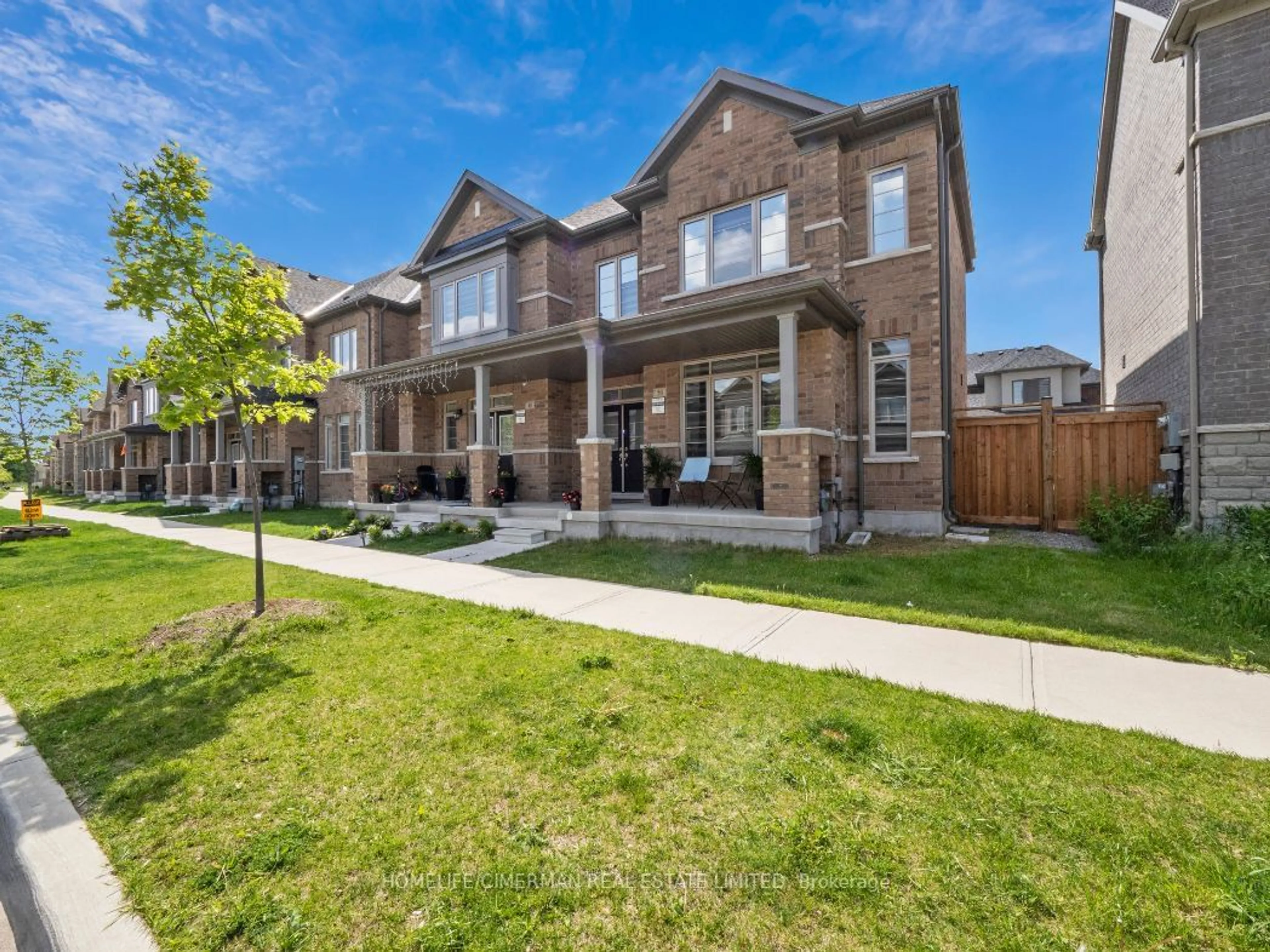 Frontside or backside of a home, the street view for 50 Block Rd, Brampton Ontario L7A 5B3