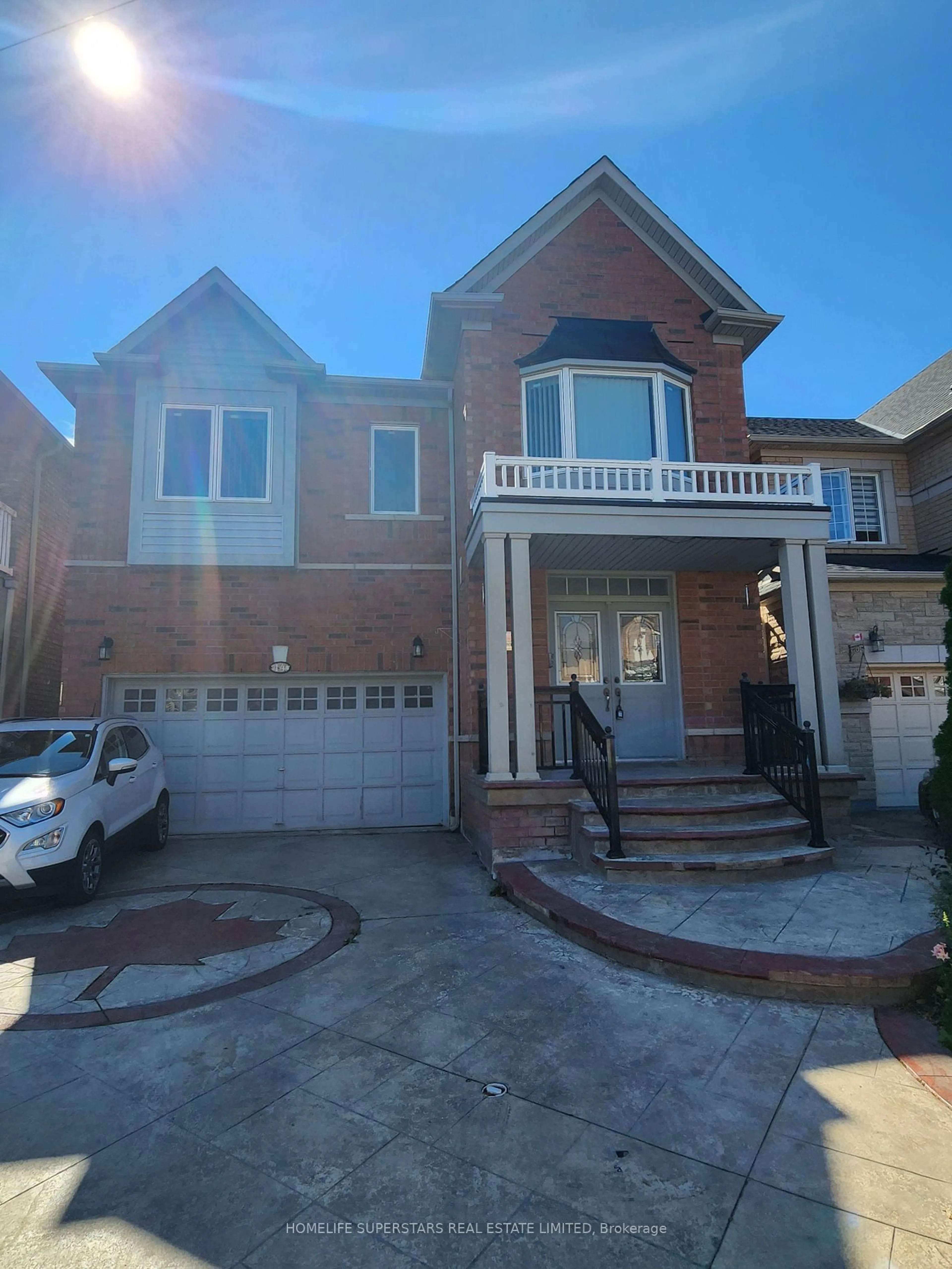 Frontside or backside of a home, the street view for 14 Beckenham Rd, Brampton Ontario L6P 2L7