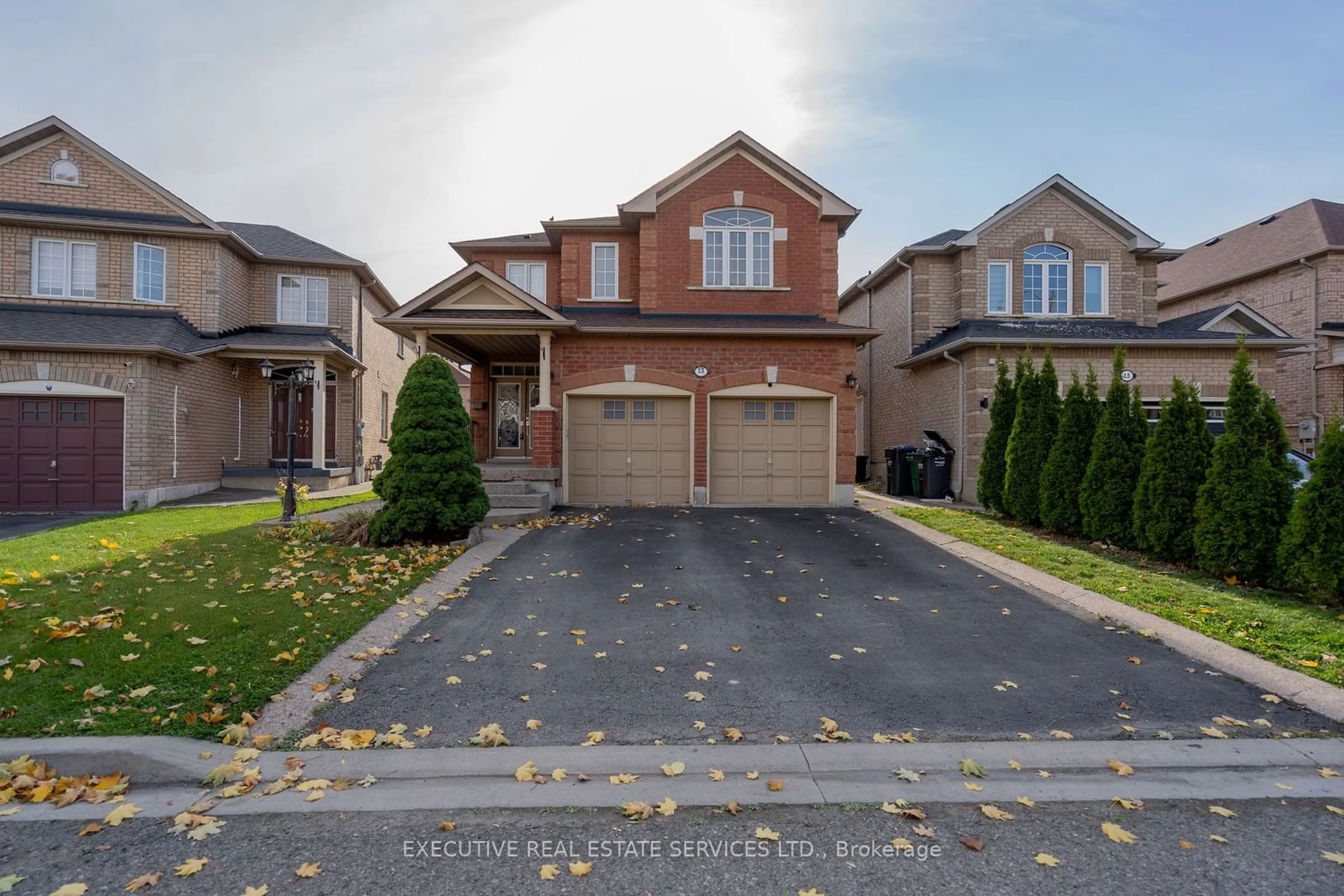 Frontside or backside of a home, the street view for 13 Fallstar Cres, Brampton Ontario L7A 2J5