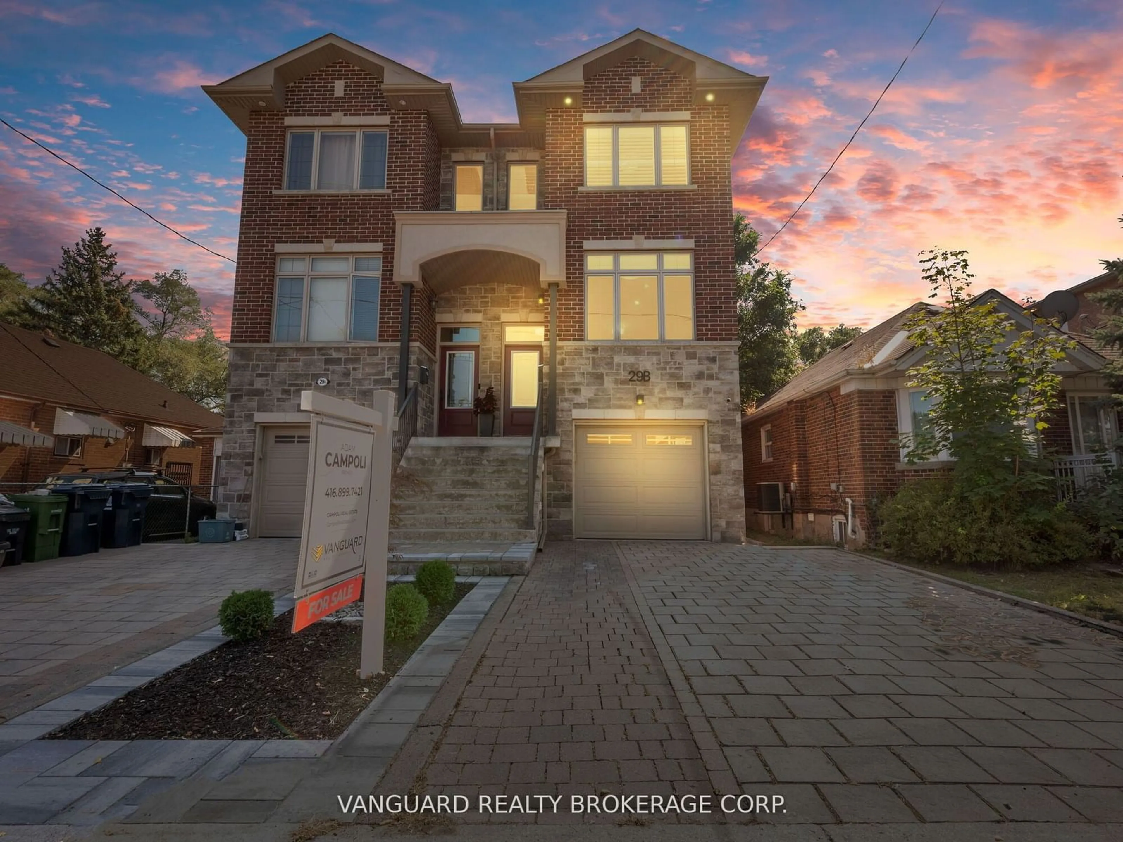 Home with brick exterior material for 29B East Dr, Toronto Ontario M6N 2N8